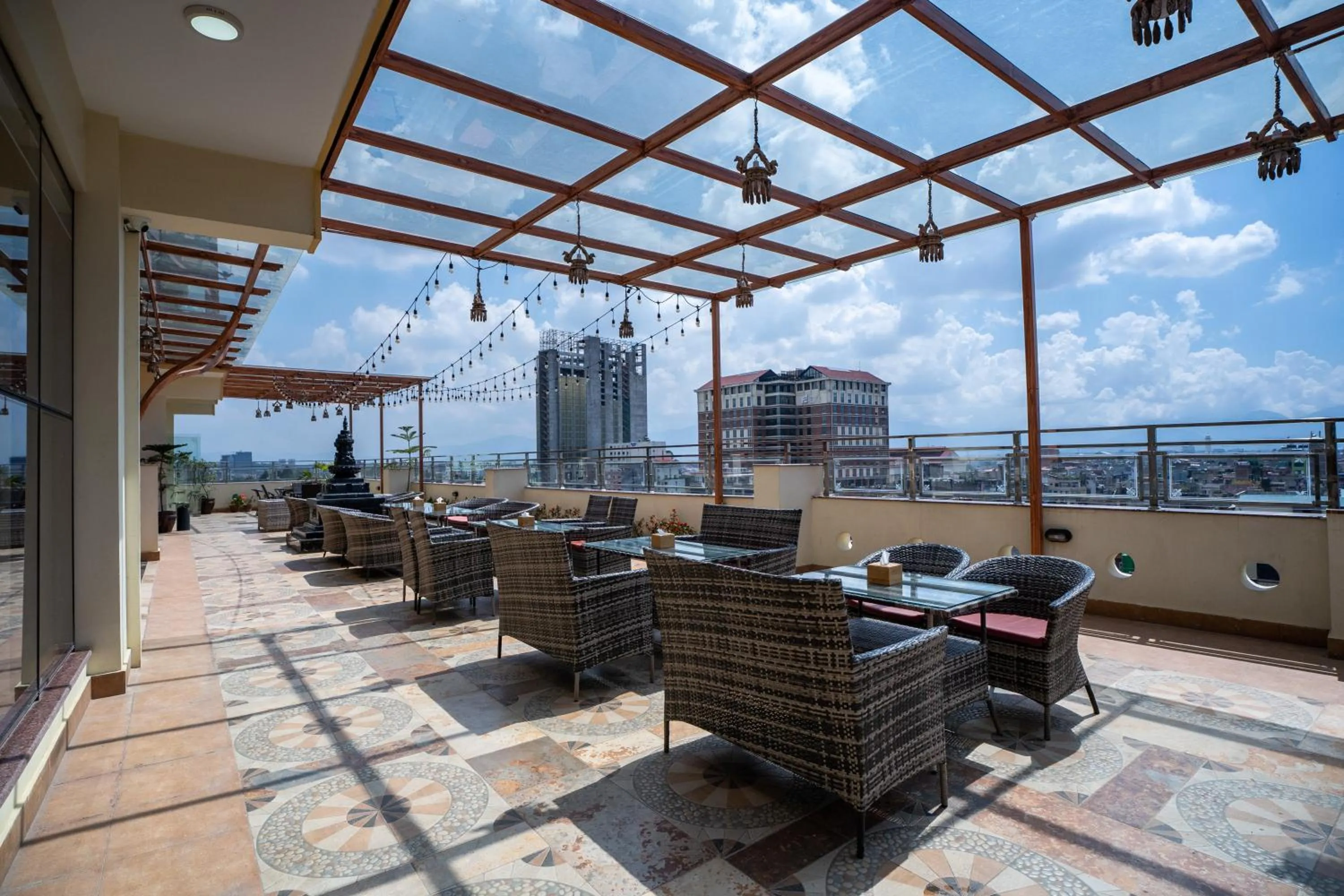 Patio in Surya Heritage Hotel
