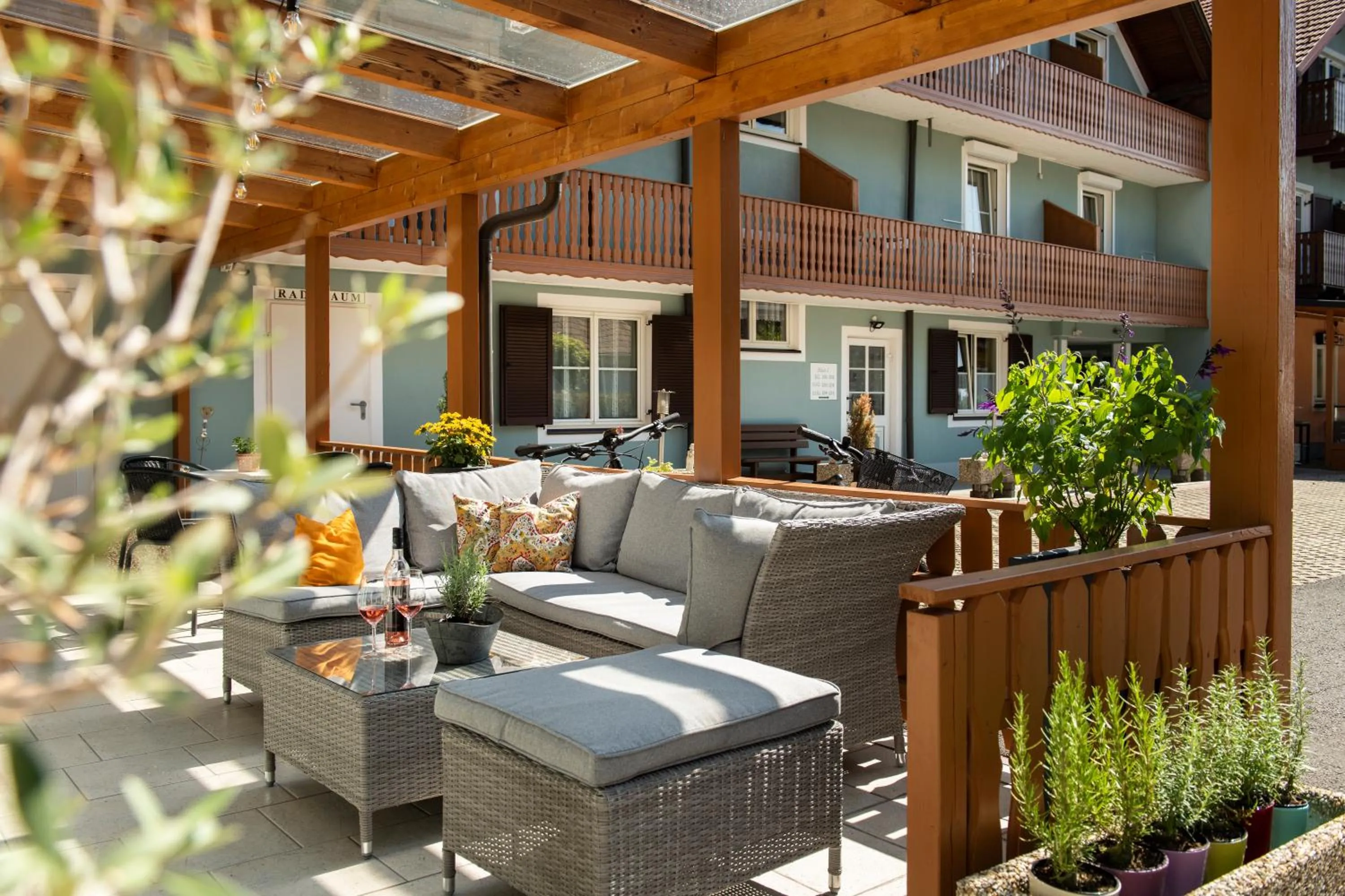 Balcony/Terrace in Hotel Altneudörflerhof