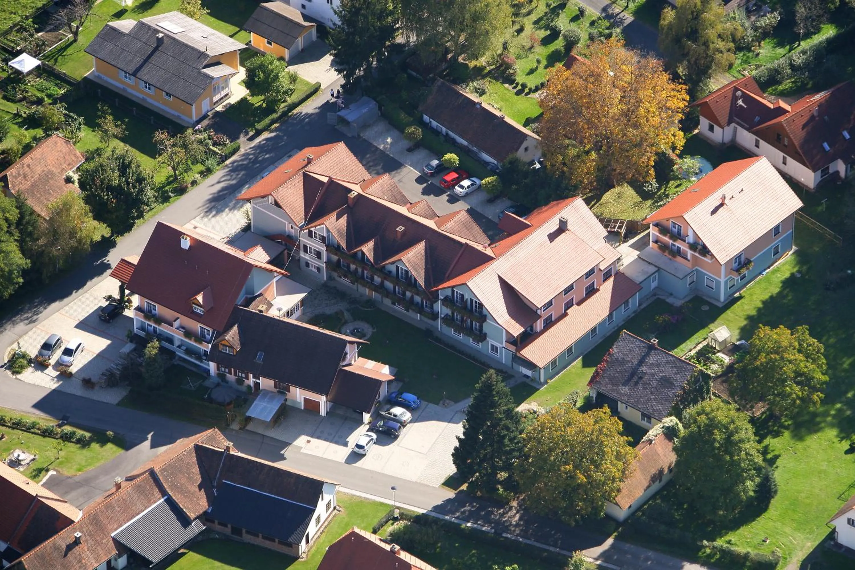 Bird's eye view in Hotel Altneudörflerhof