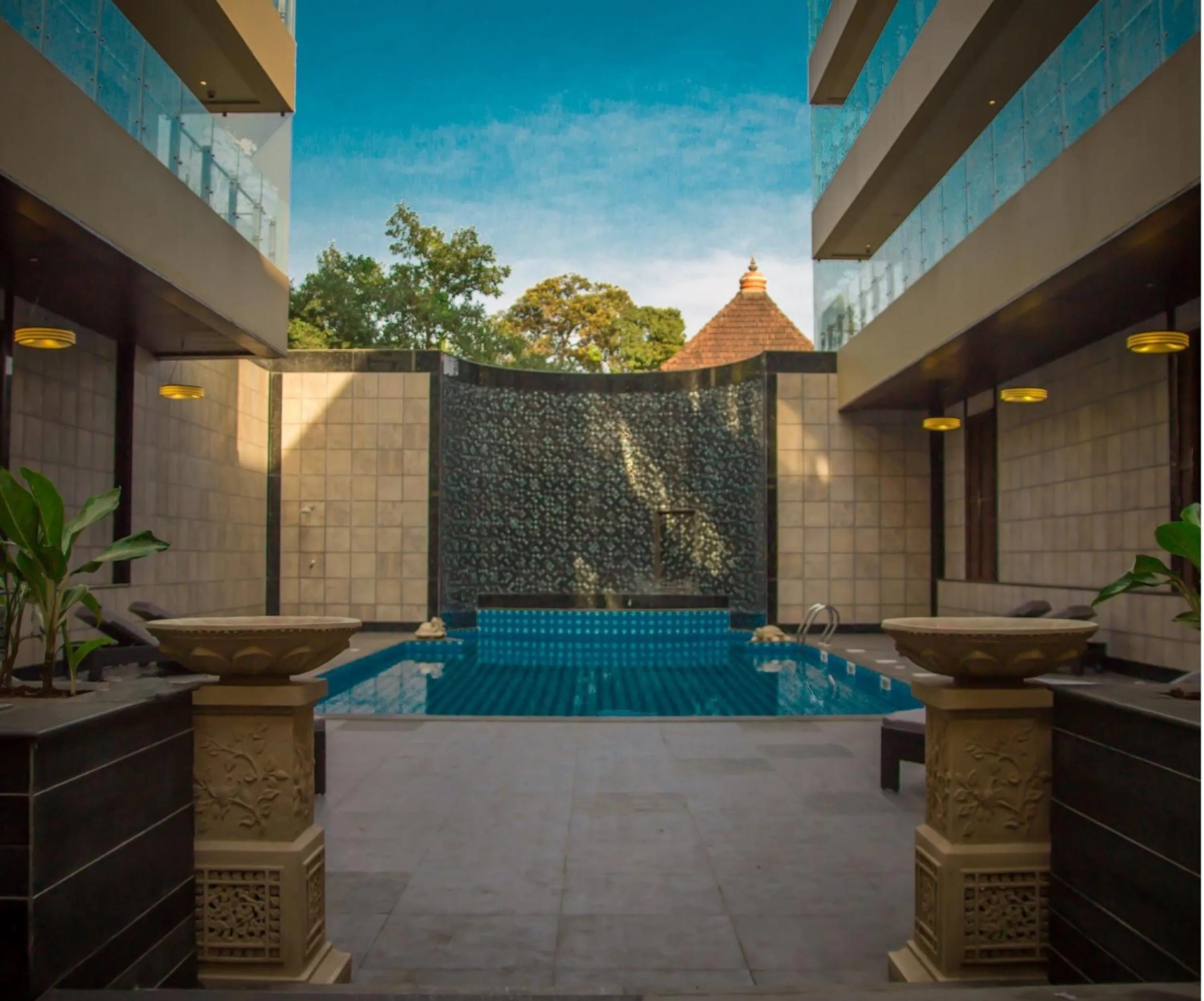 Swimming pool in The Acacia Hotel & Spa