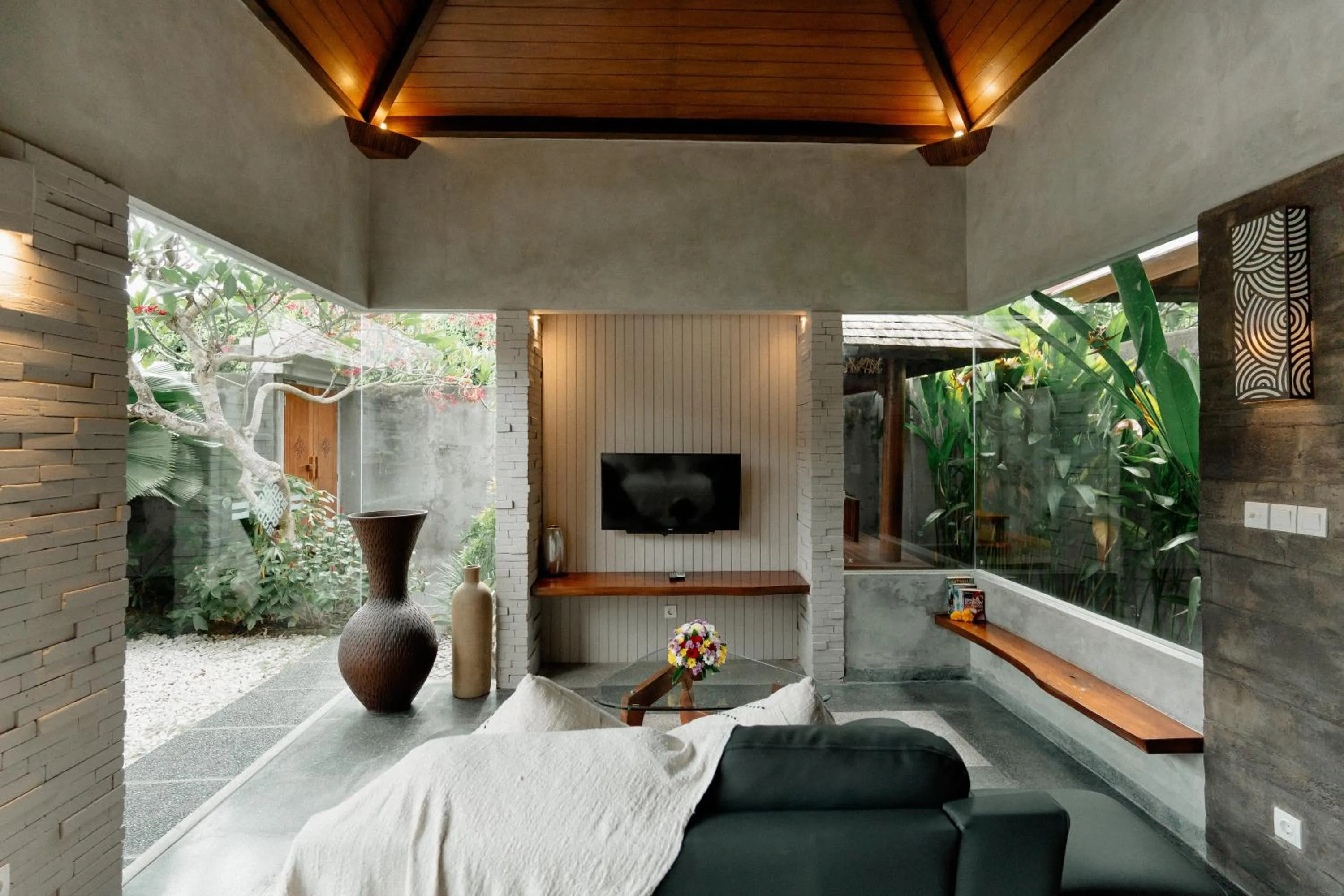 Living room in Bracha Villas Bali