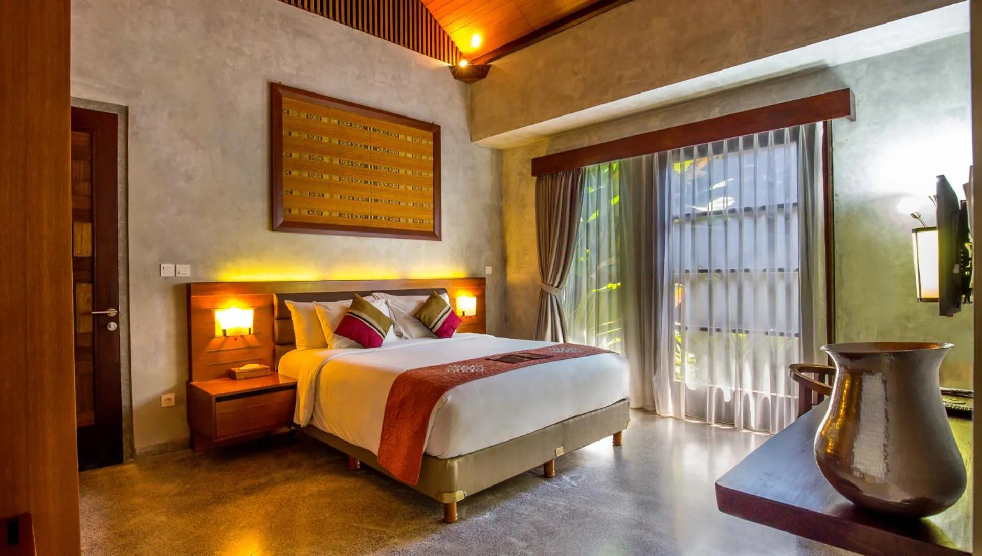 Bed in Bracha Villas Bali