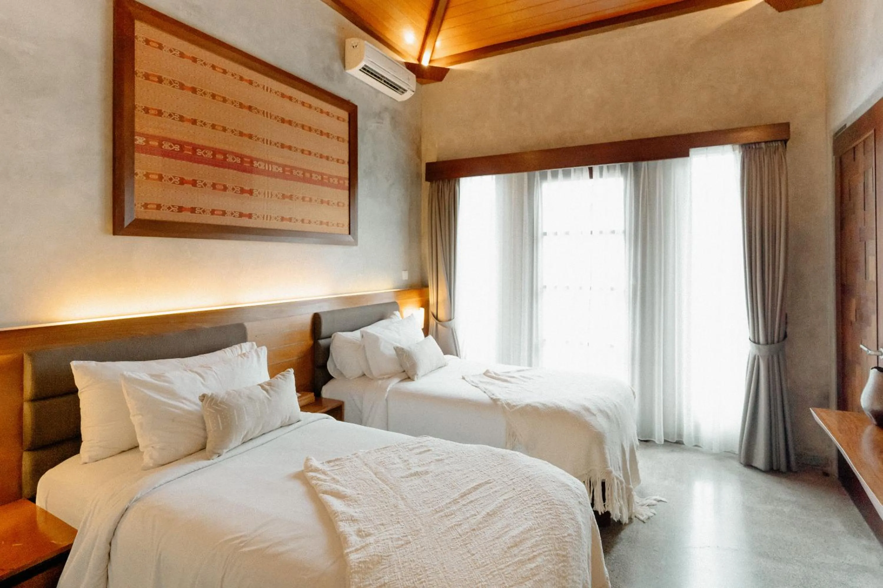 Bed in Bracha Villas Bali