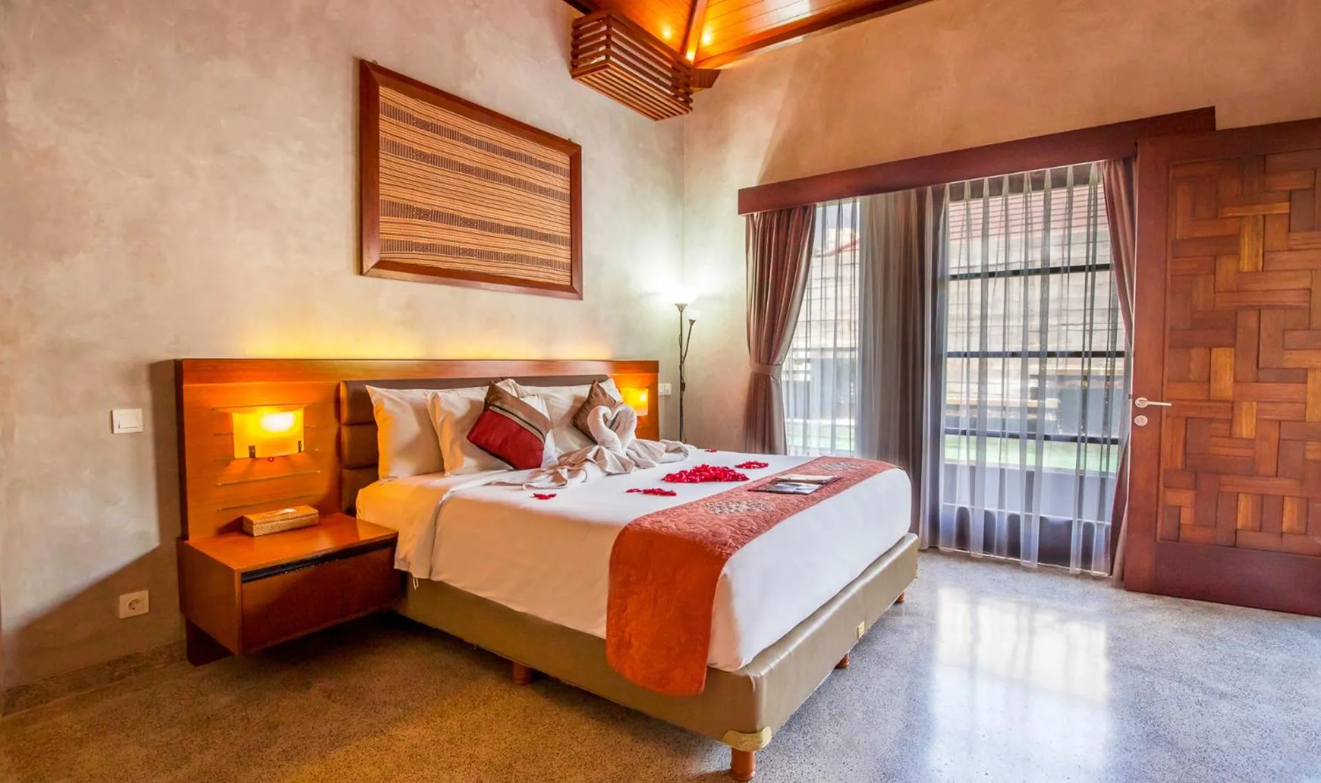 Bed in Bracha Villas Bali