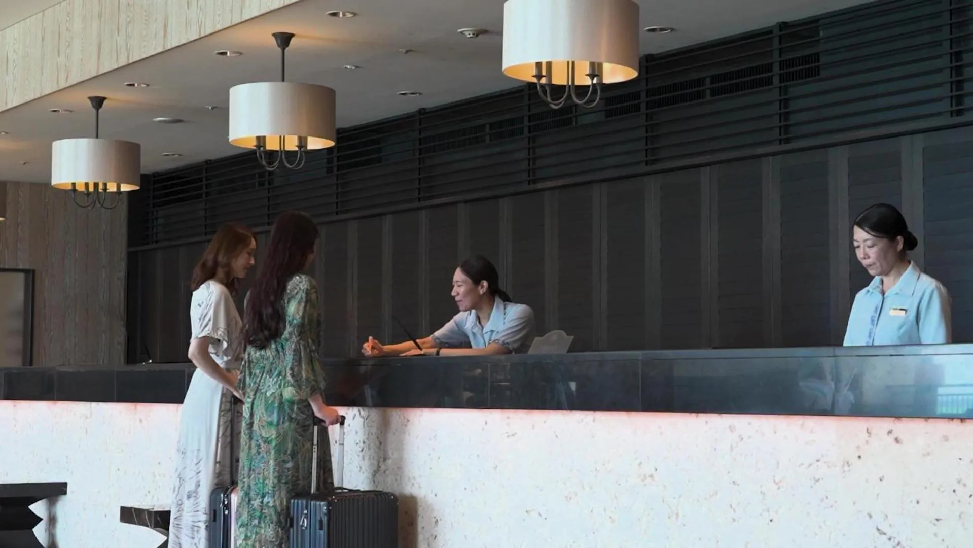 Lobby or reception in Hotel Monterey Okinawa Spa & Resort