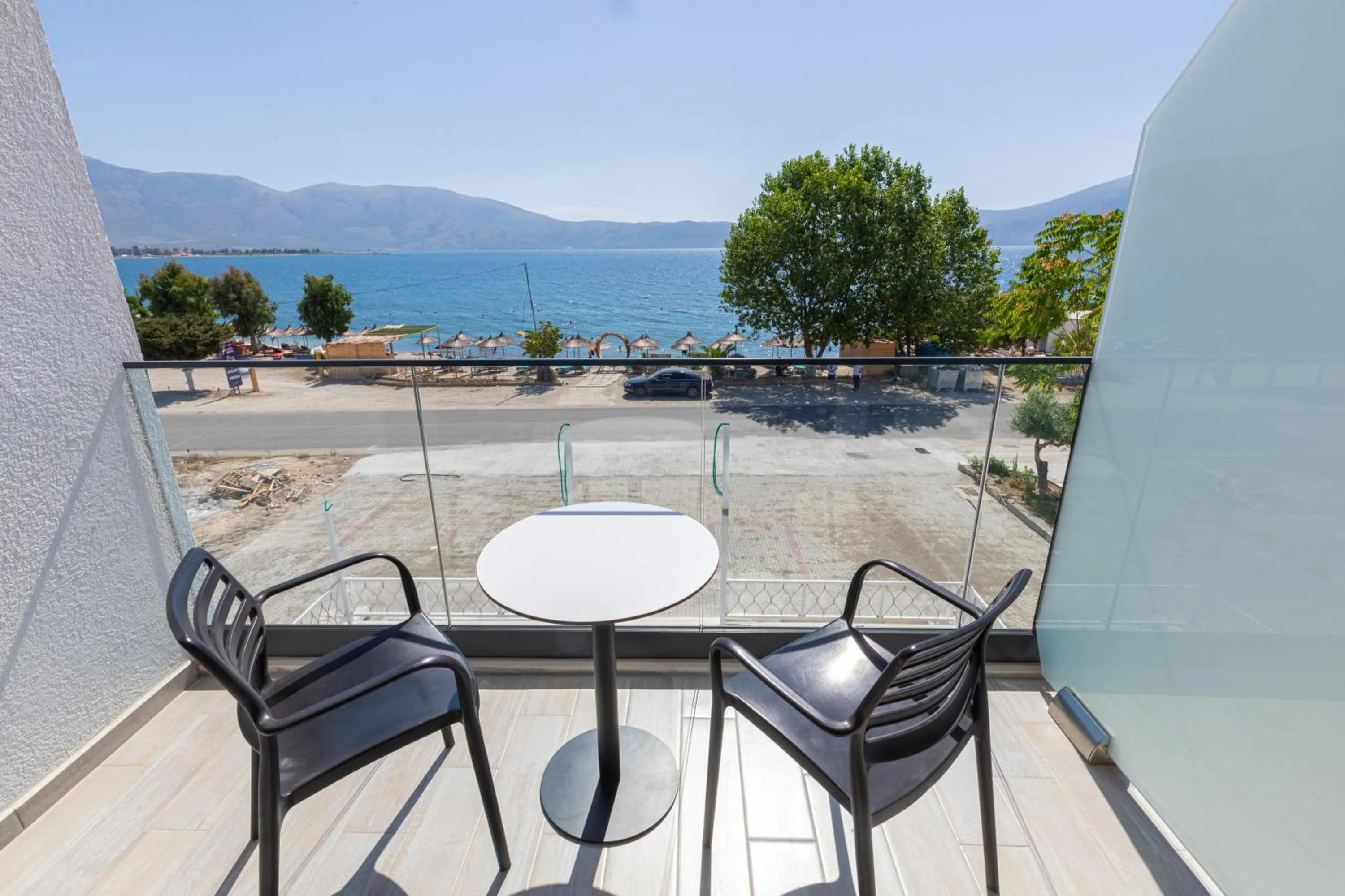 Balcony/Terrace in B&B Champagne, Vlore Bay
