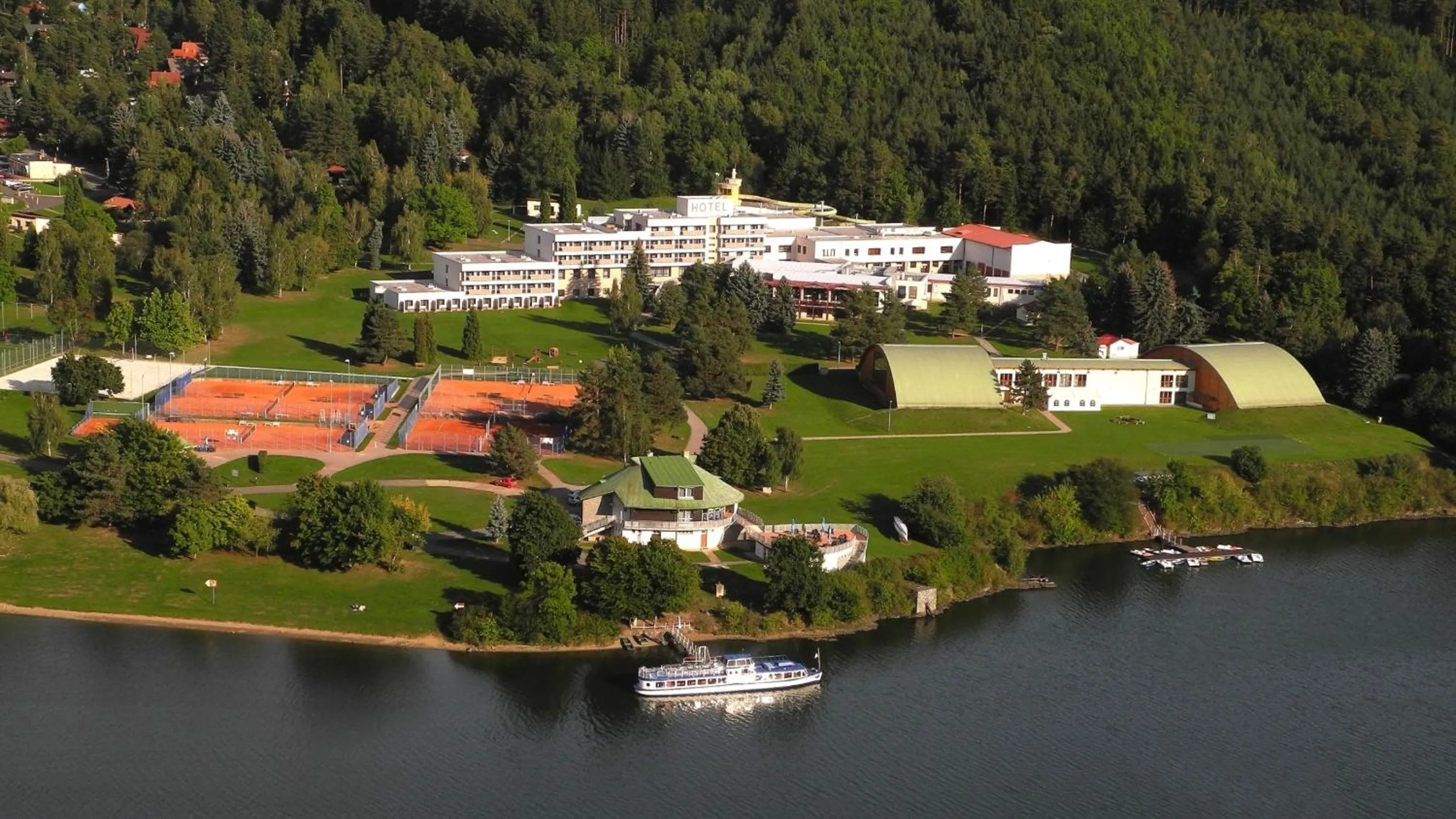 Bird's eye view in Hotel VZ Měřín