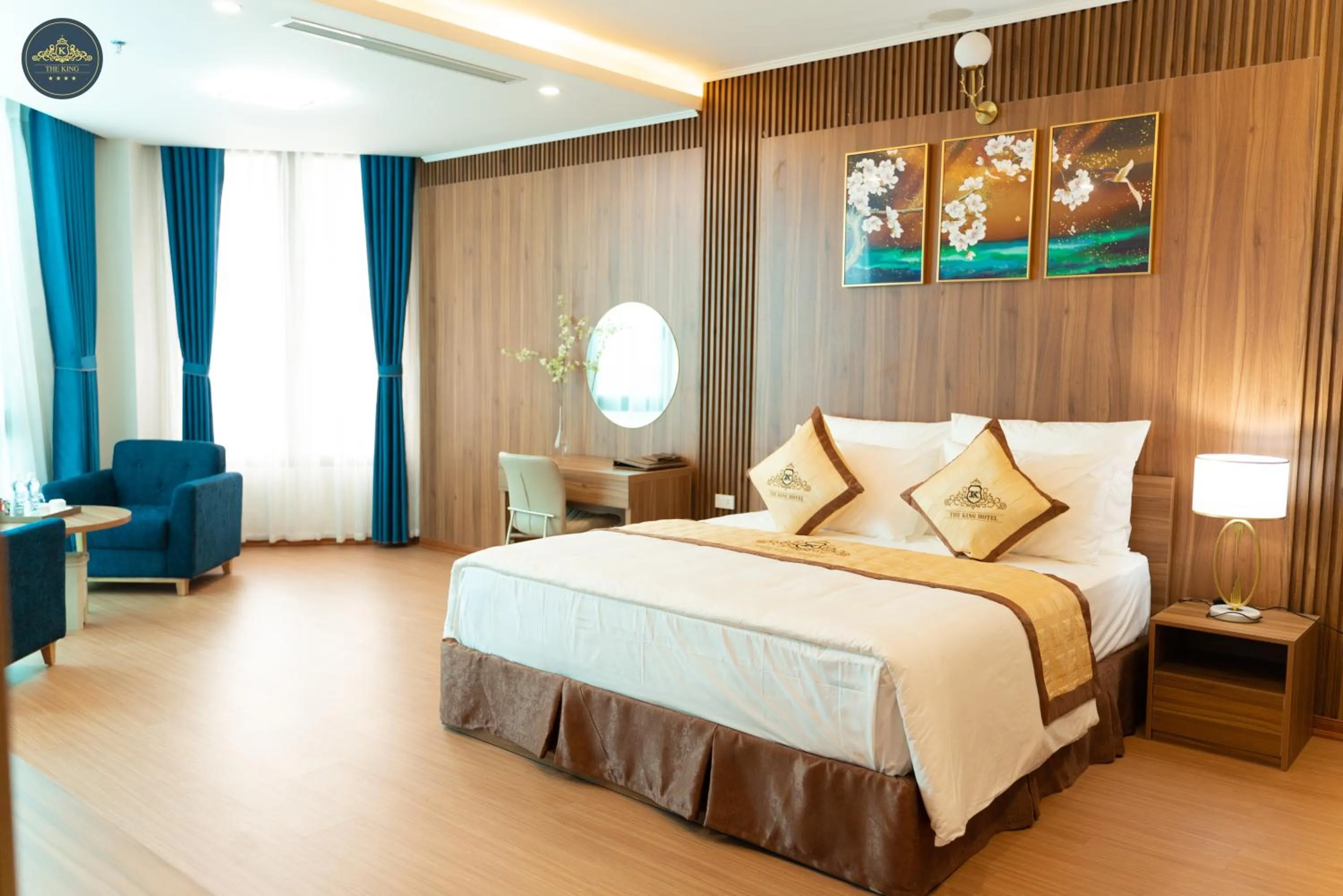 Bed in The King Hotel - Condotel Thai Nguyen