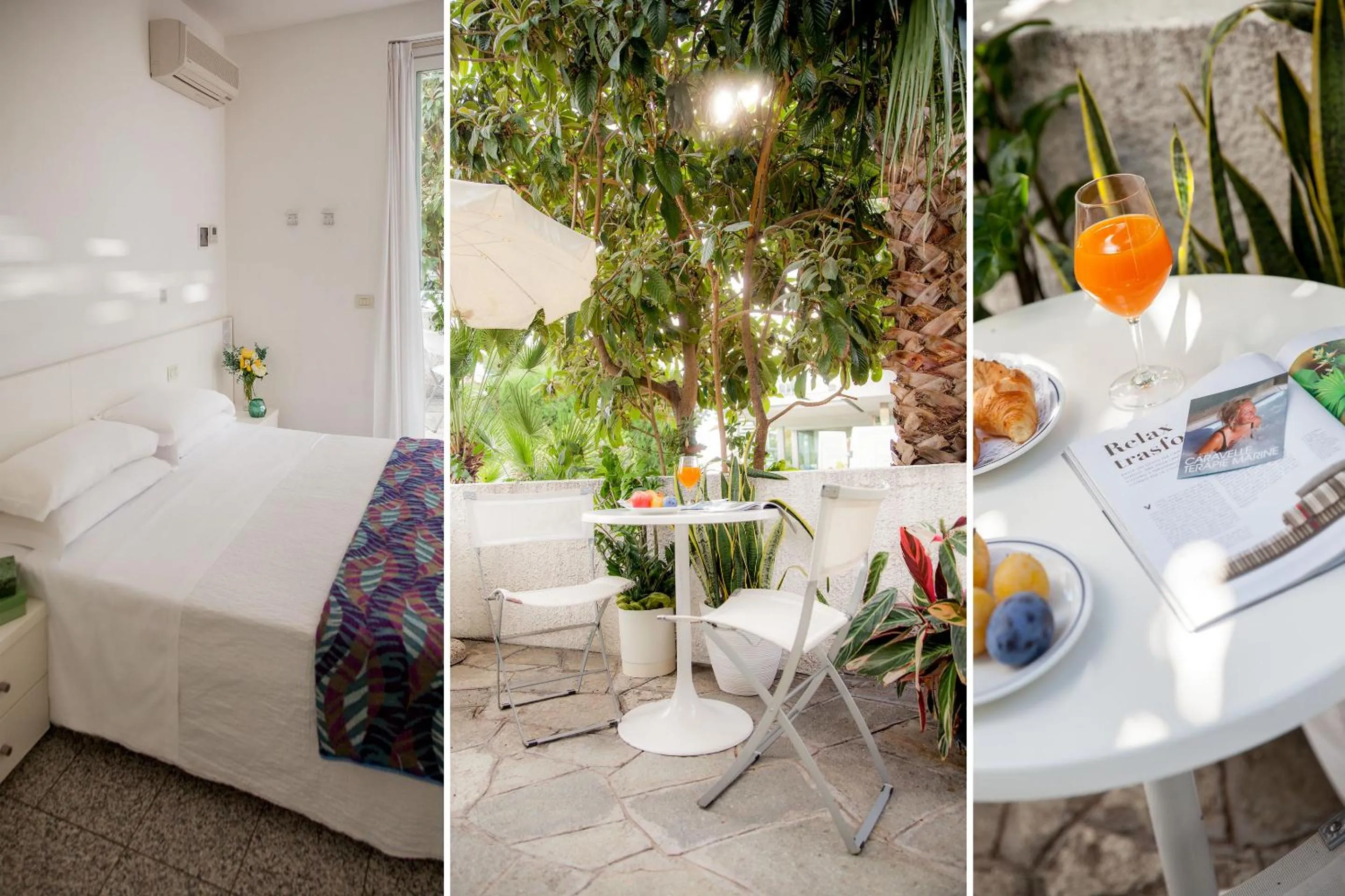 Patio in Hotel Caravelle Thalasso & Wellness