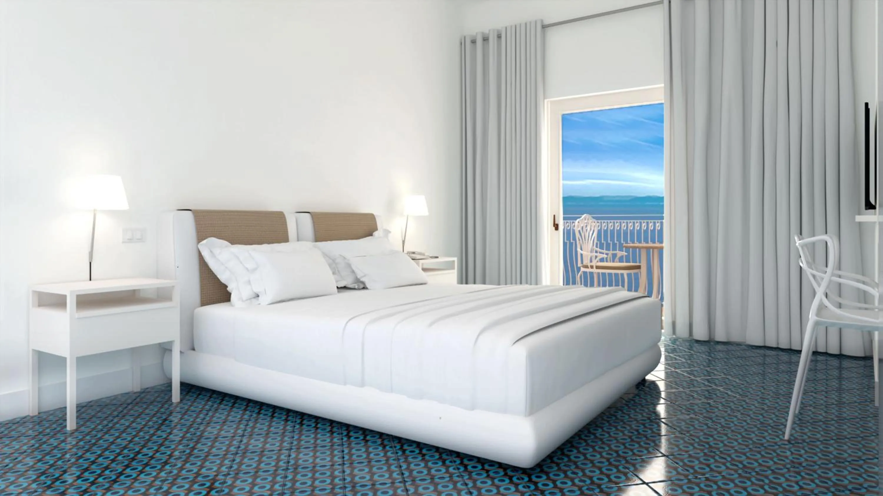 Bedroom, Bed in Hotel Belair