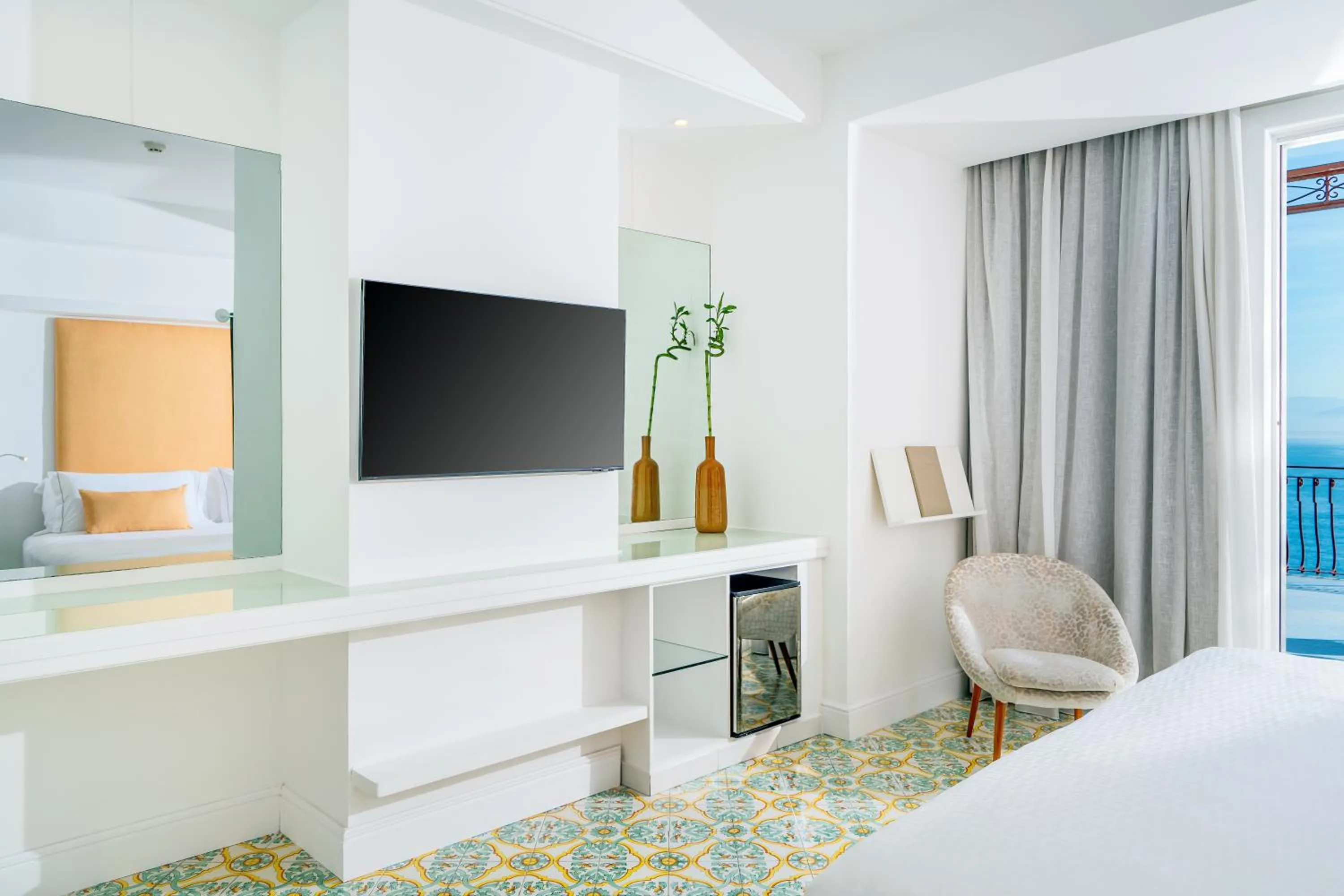 Decorative detail, Bed in Hotel Belair