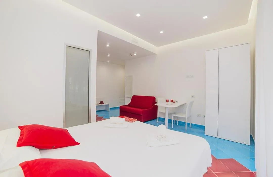 Bed in Hotel De Rosa