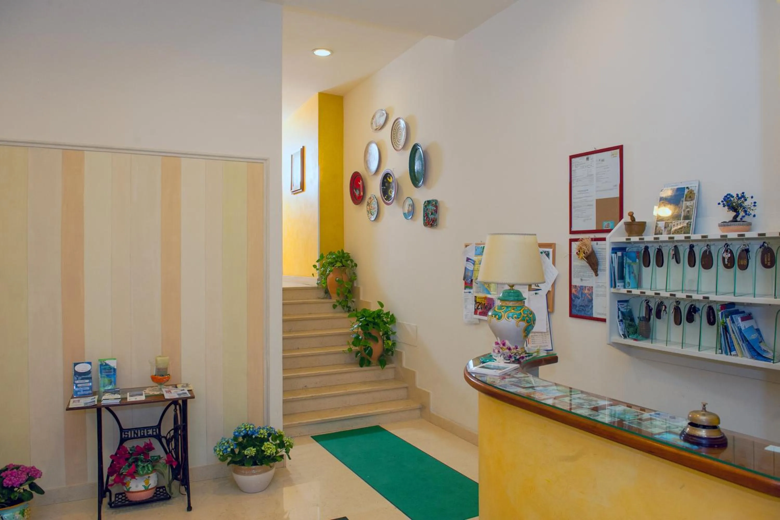 Lobby or reception in Hotel De Rosa