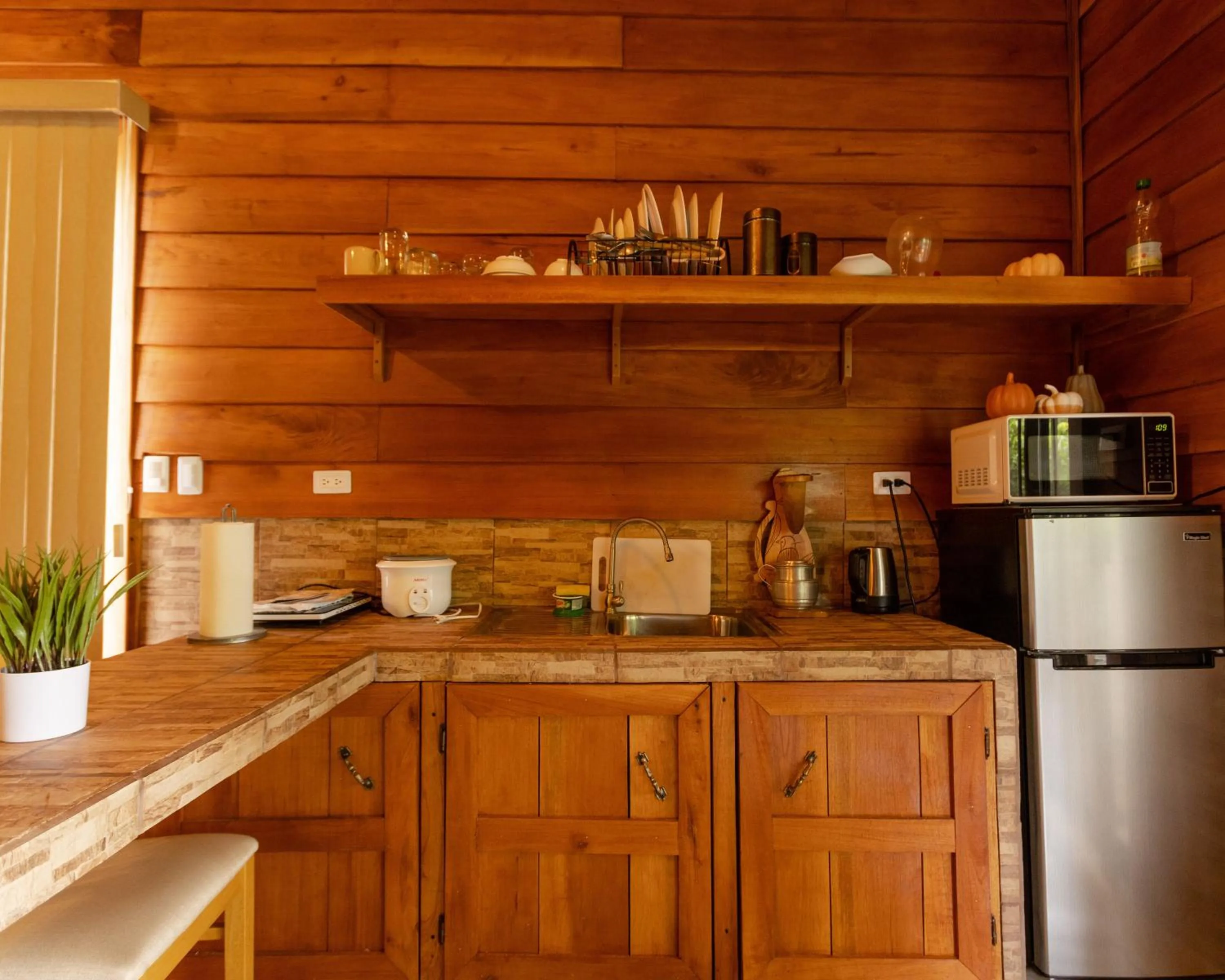 Coffee/tea facilities in Bungalows Las Iguanas Arenal Volcano