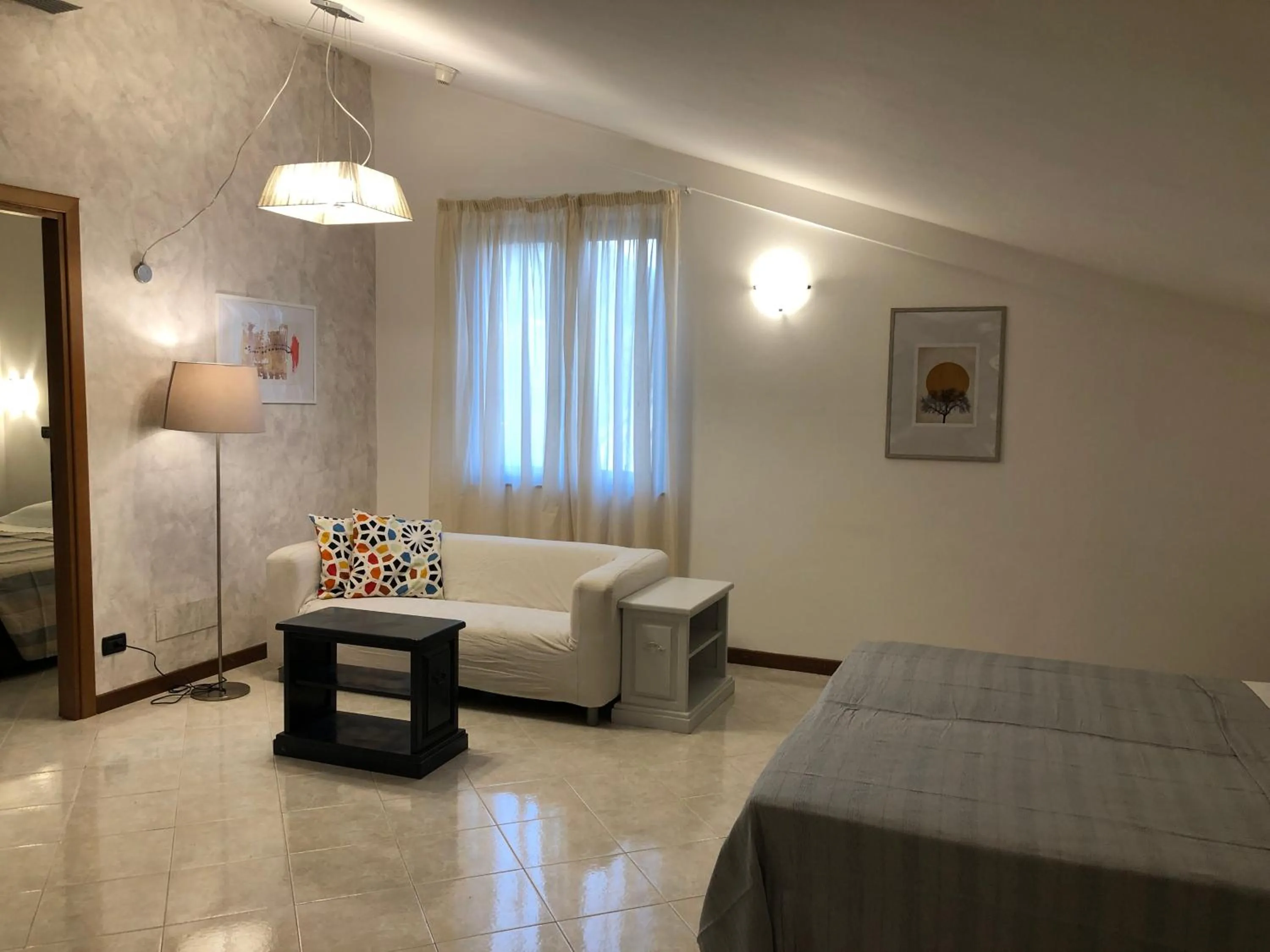 Bed in Hotel Kristall