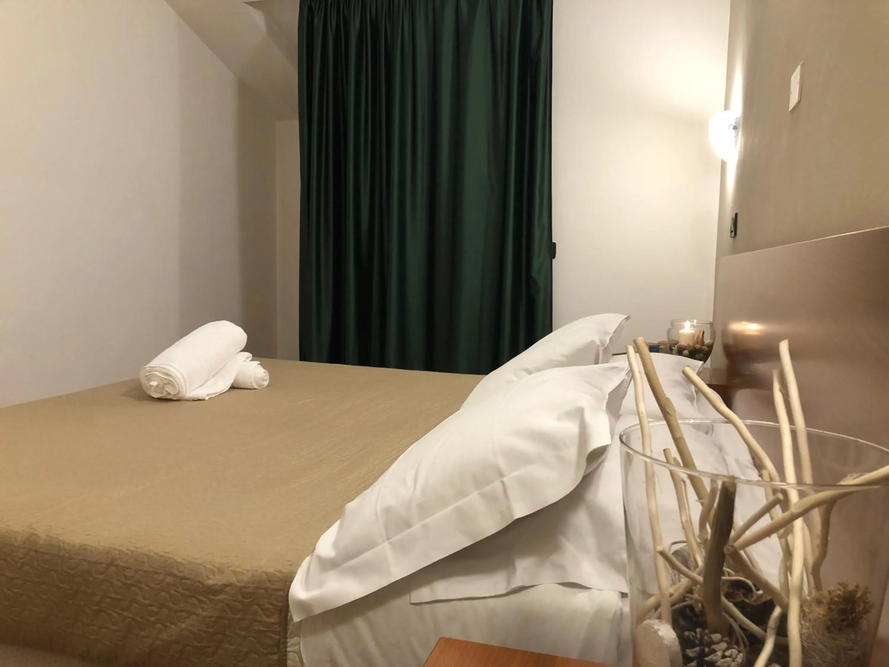 Bed in Hotel Kristall