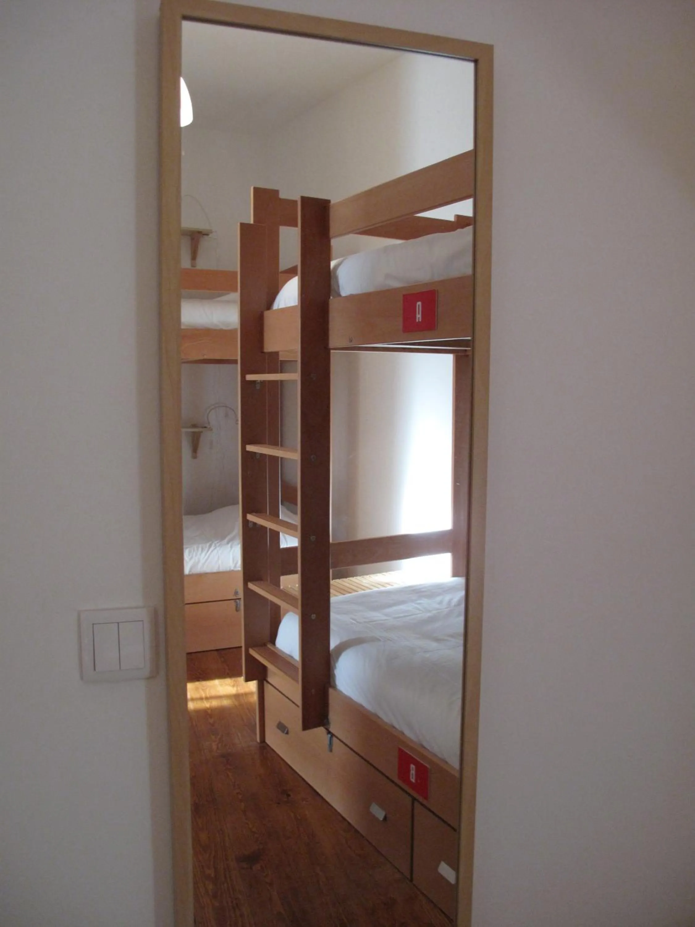 Decorative detail, Bed in Inn Possible Lisbon Hostel