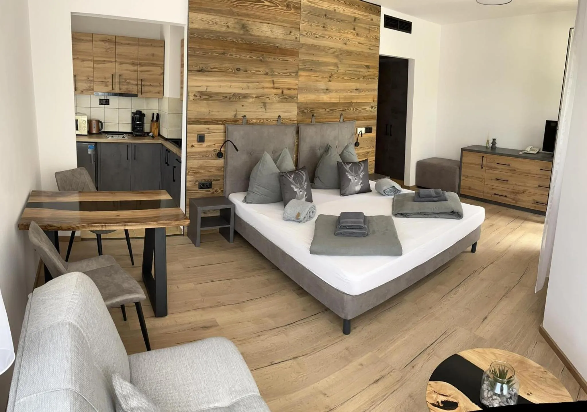 Bed in Áron Apartman-Zalakaros