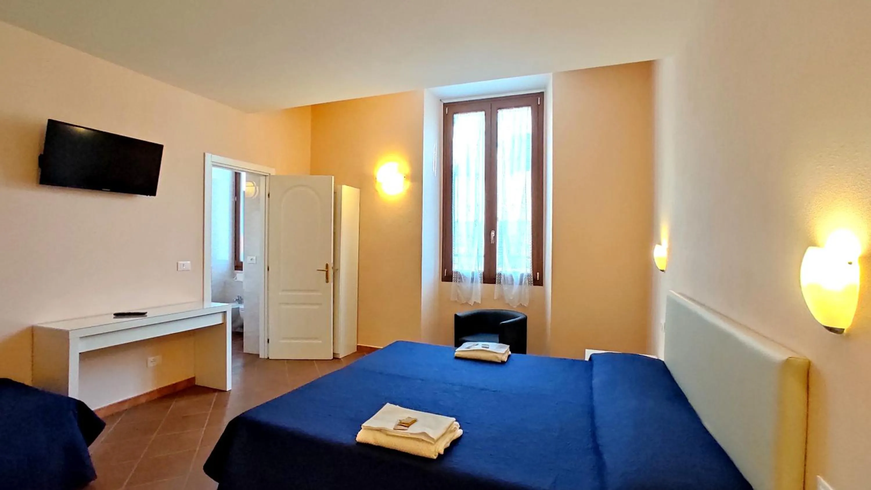 Bed in Hotel Rita Major