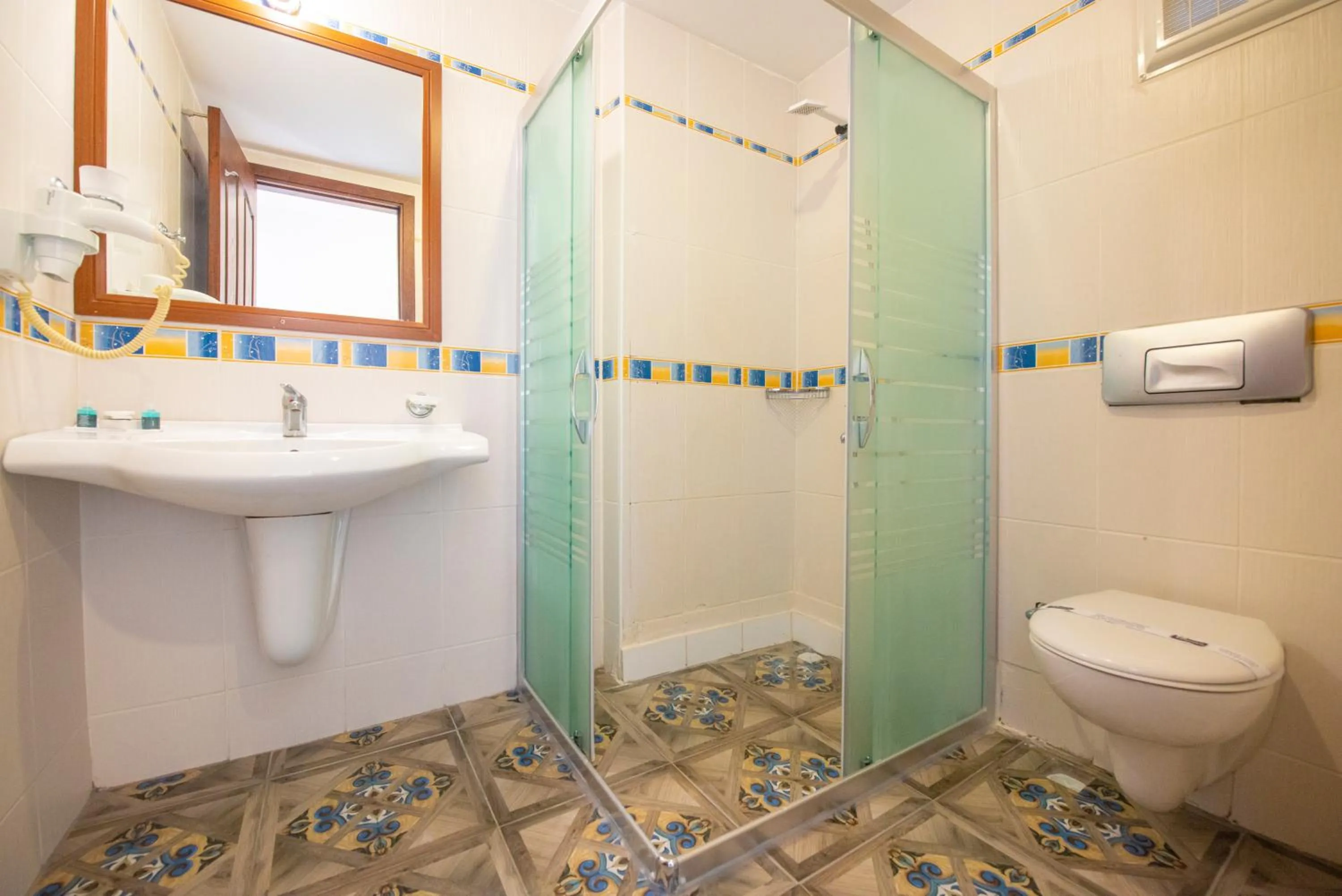 Shower in White Hotel