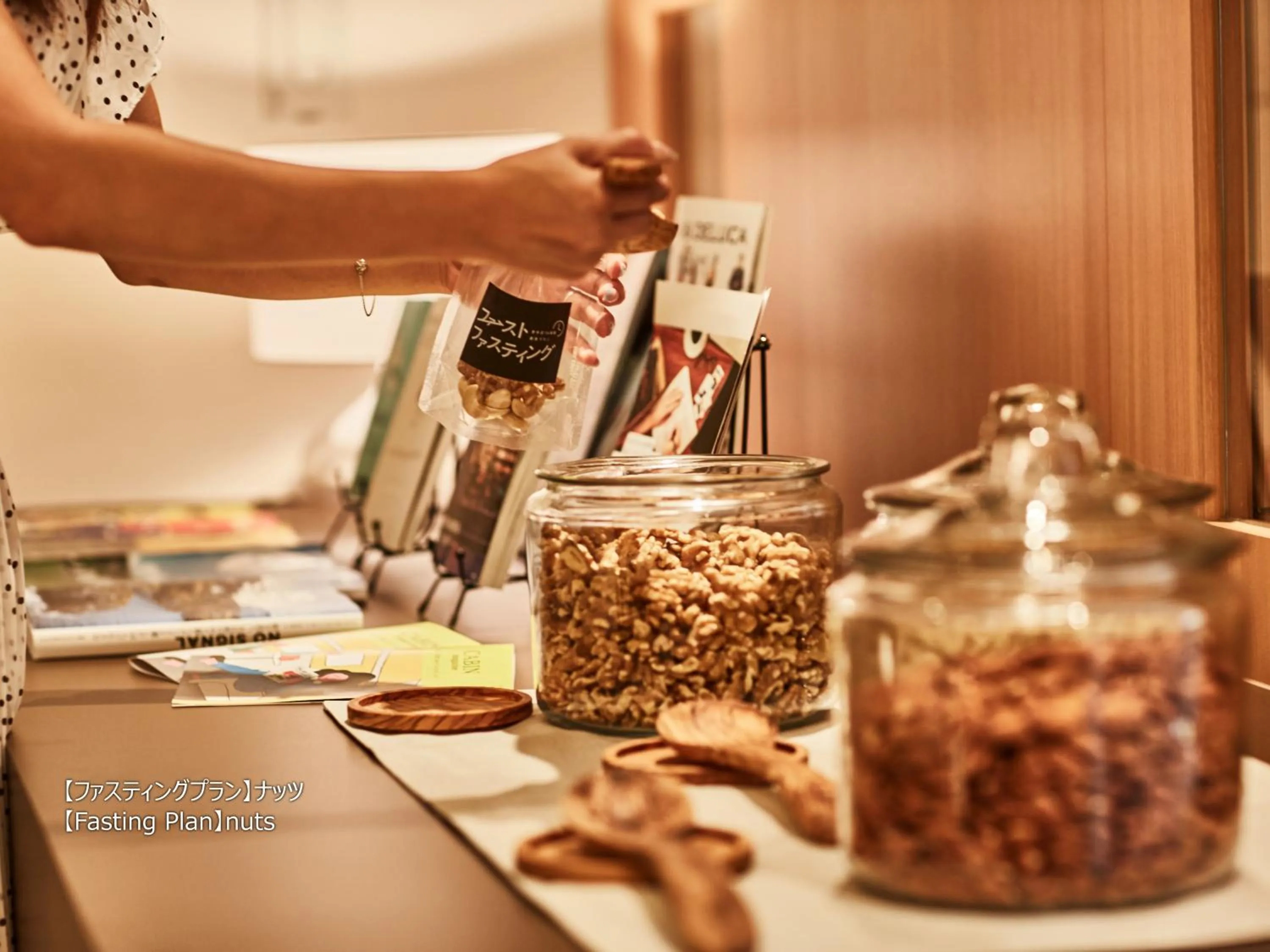 Food and drinks in First Cabin Nishi Umeda