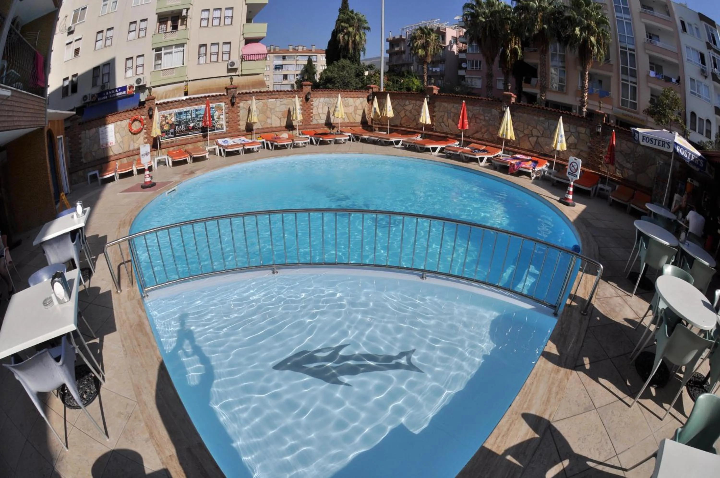 Pool view in Wasa Hotel