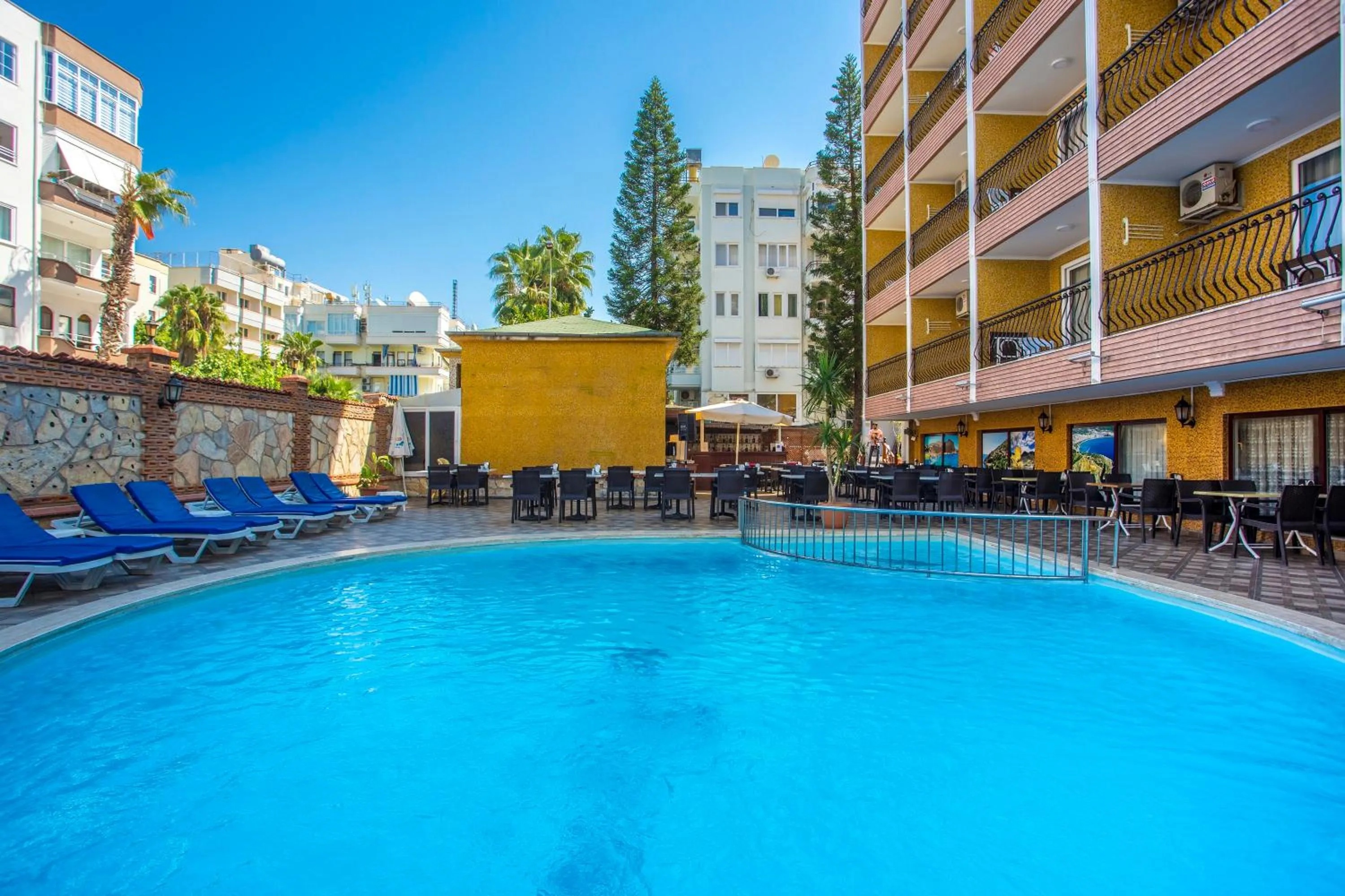 Pool view in Wasa Hotel