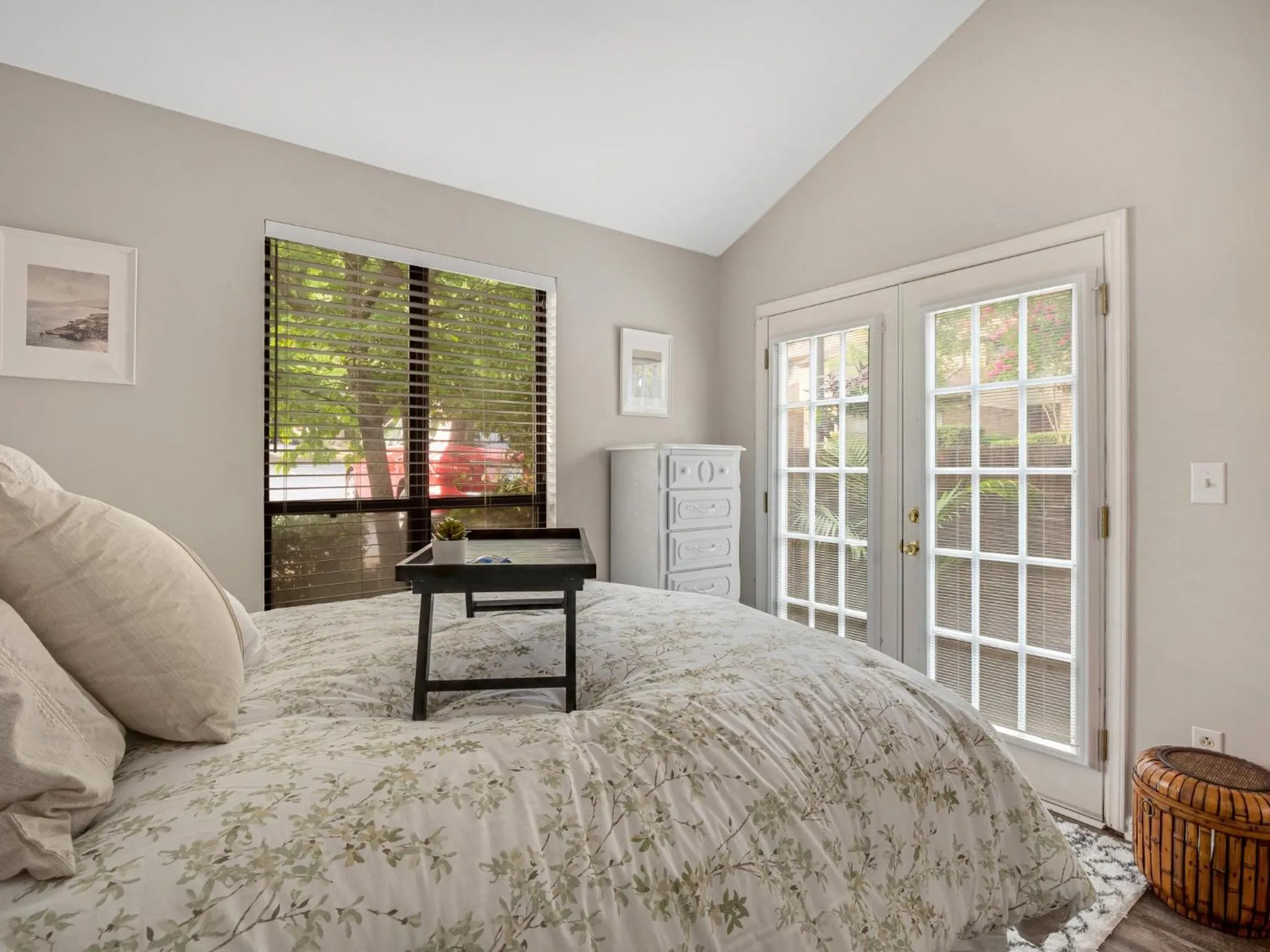 Bedroom, Bed in Modern Cozy Townhome