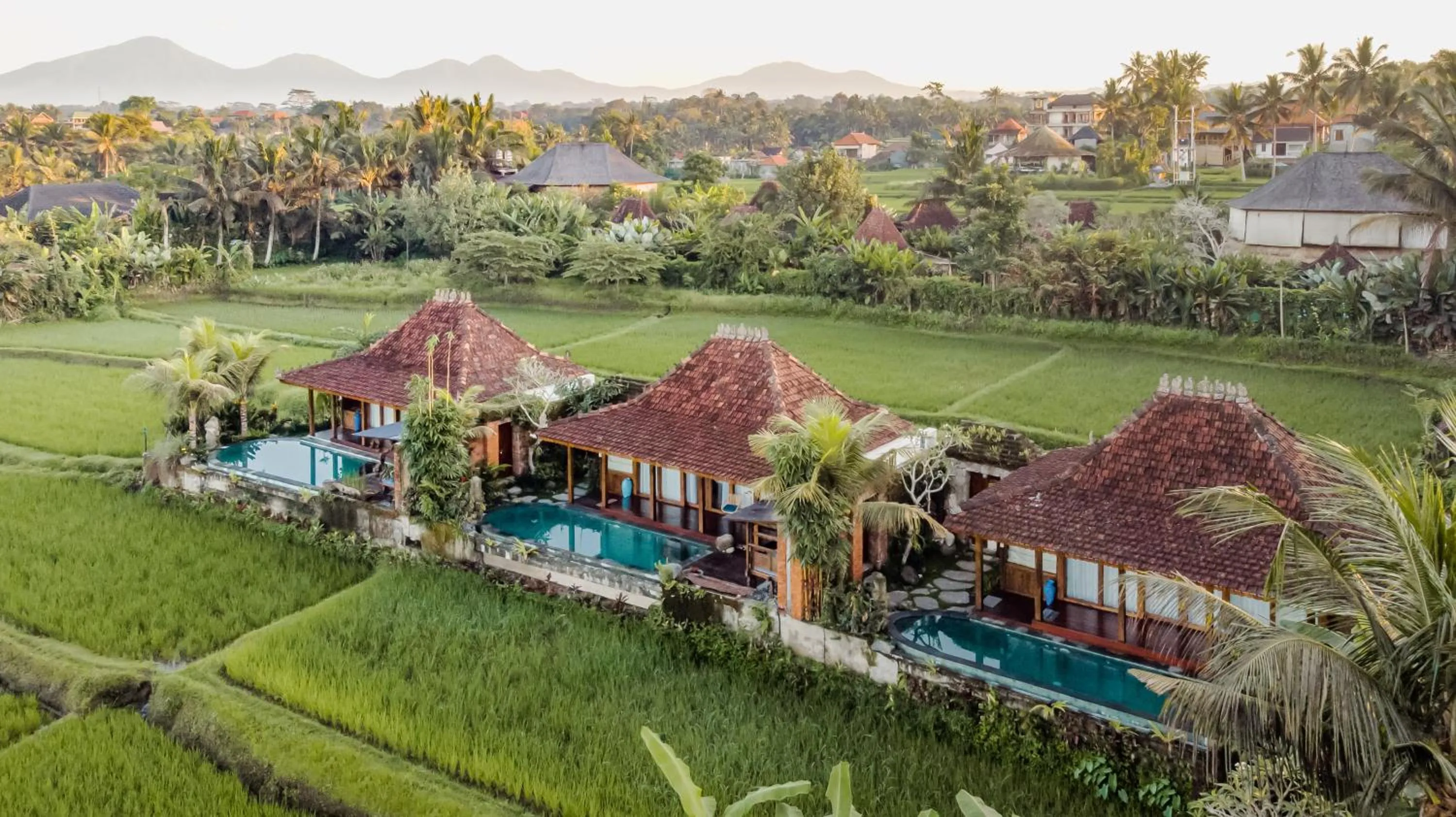 Bird's eye view in Airsania Ubud Antique Villas