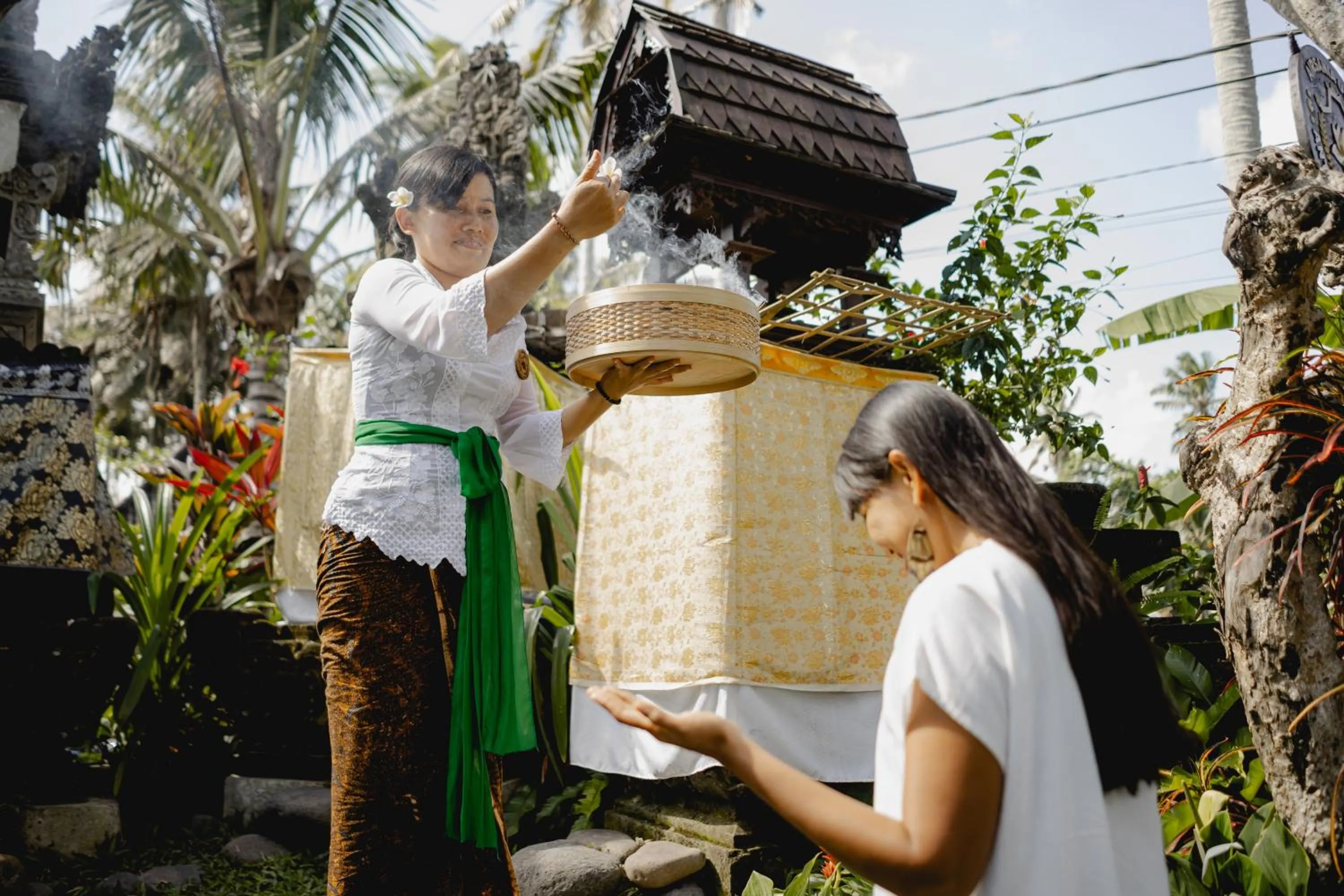 Staff in Airsania Ubud Antique Villas