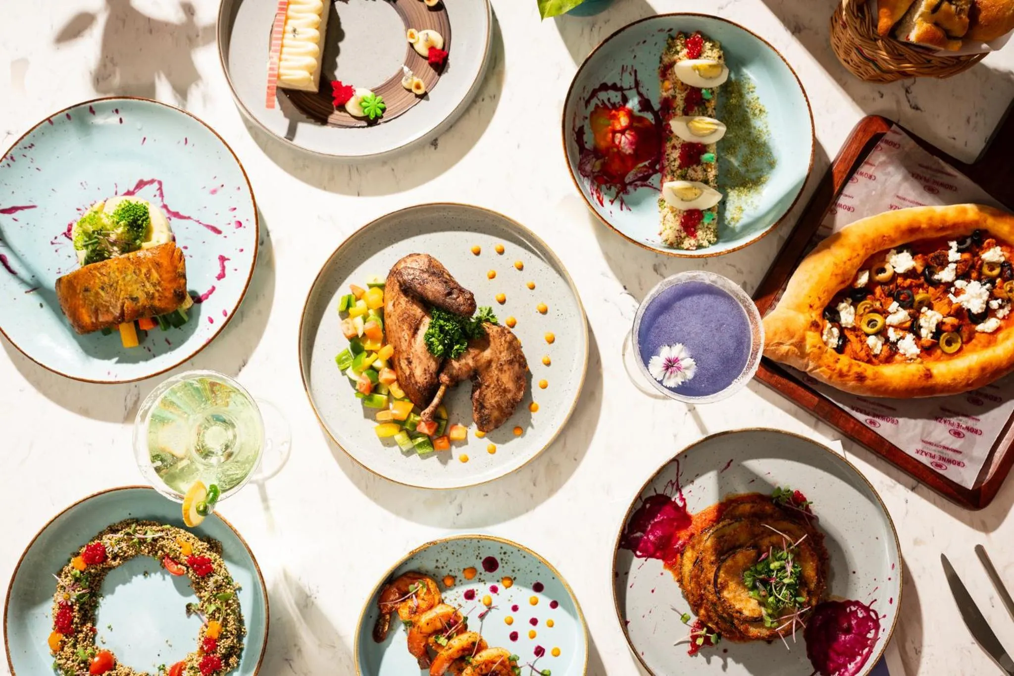 Restaurant/places to eat in Crowne Plaza Ahmedabad City Centre by IHG