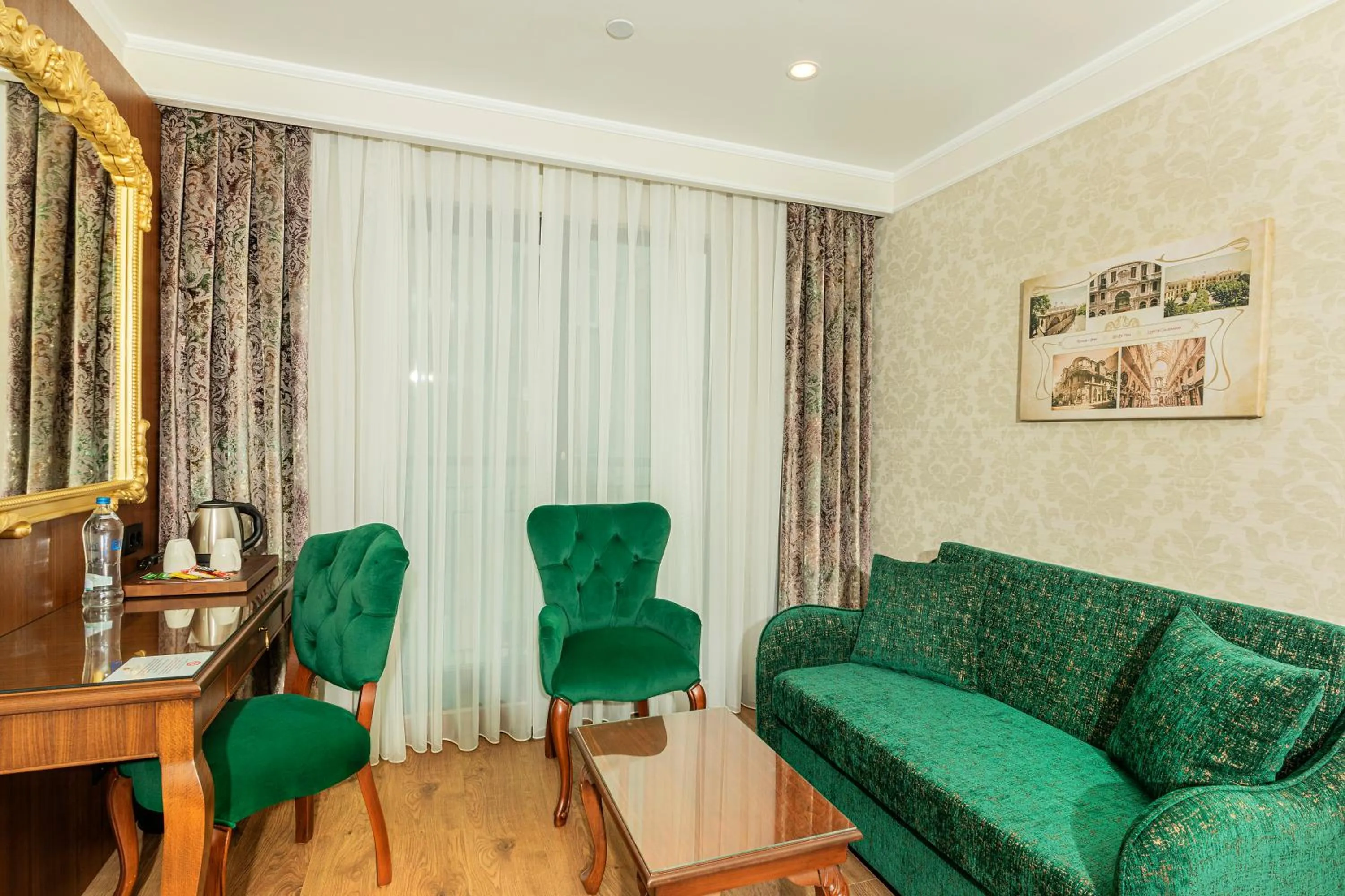 Seating area in Mukarnas Pera Hotel