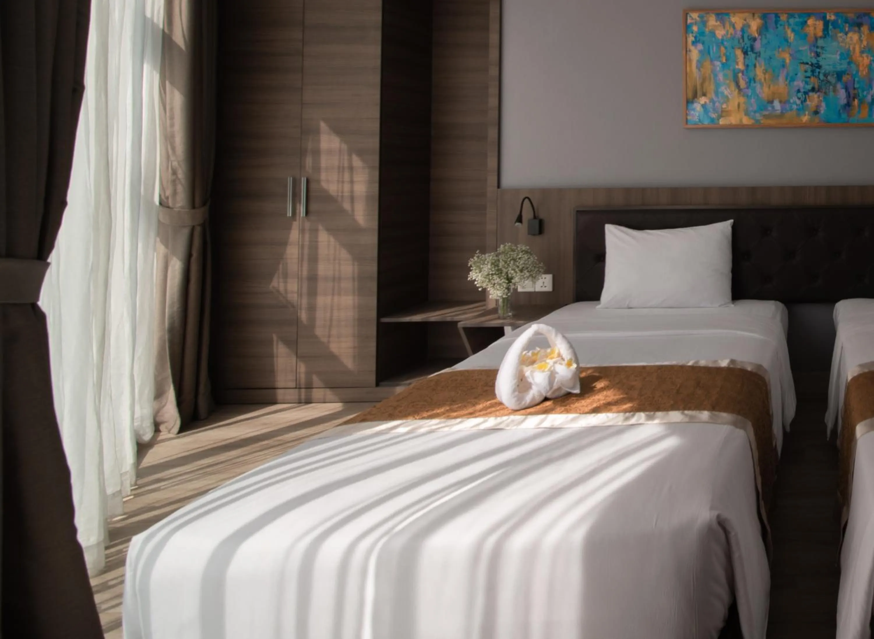 Bed in Zenia Boutique Hotel Nha Trang
