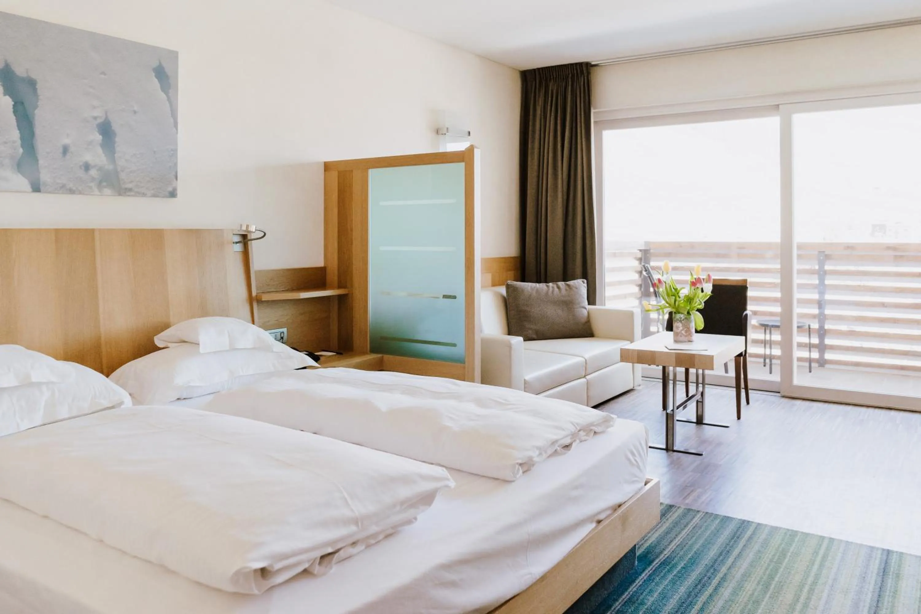 Bed in Hotel Lac Salin Spa & Mountain Resort