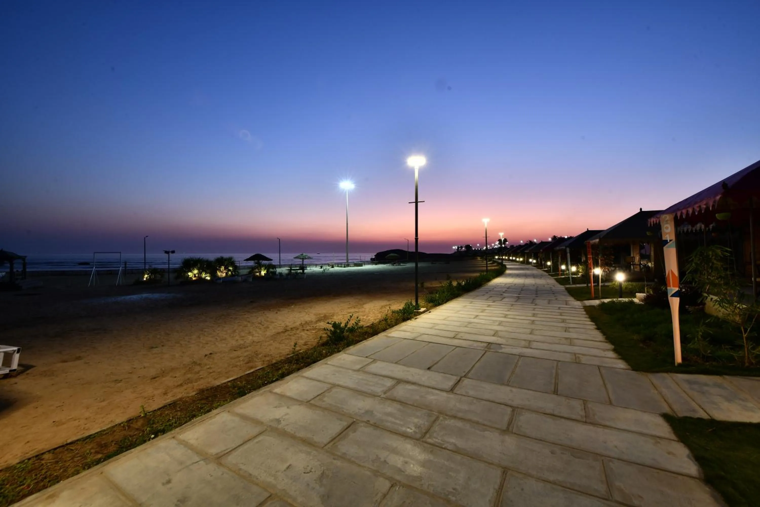 Sea view in The Fern Seaside Luxurious Tent Resort Diu