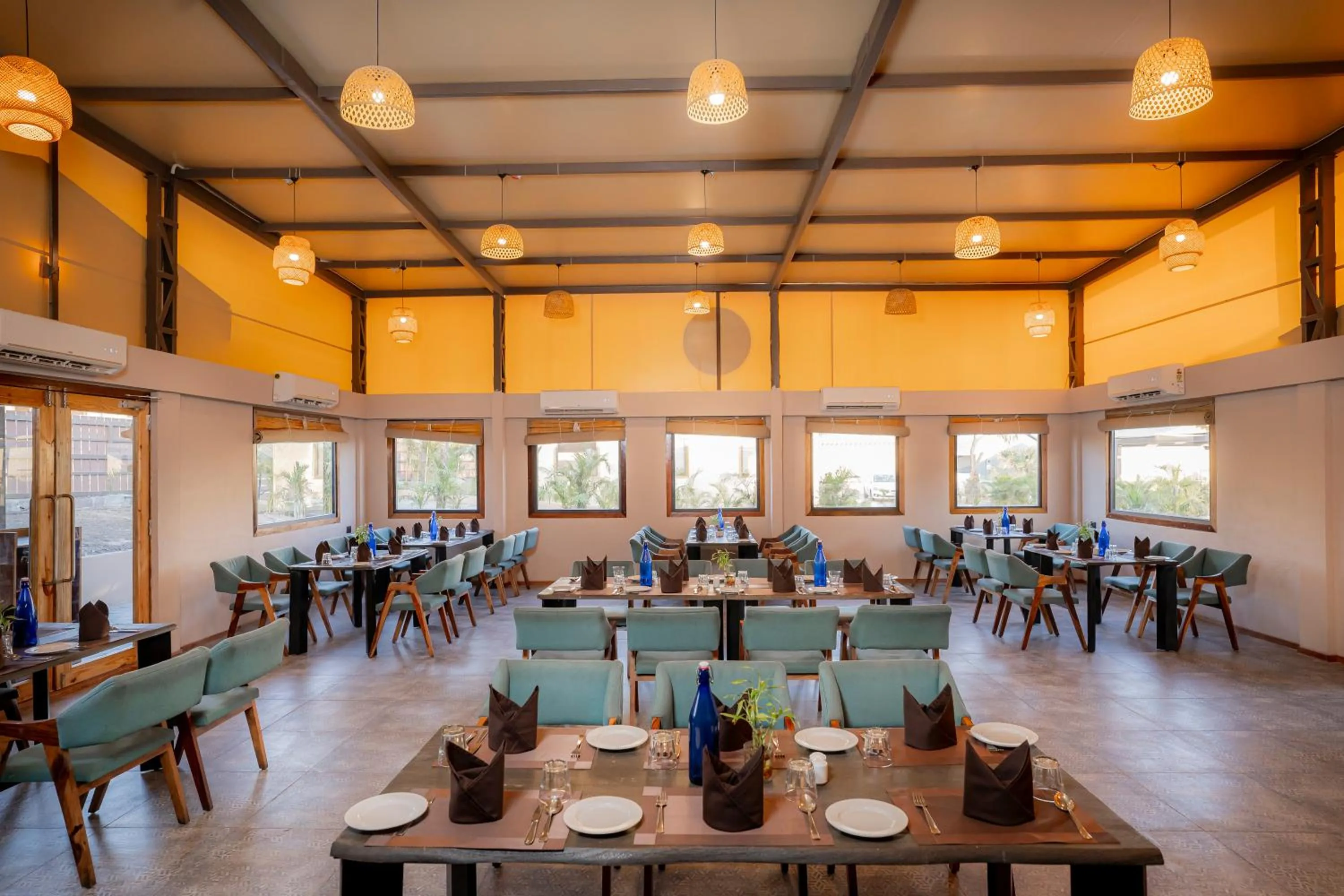 Restaurant/places to eat in The Fern Seaside Luxurious Tent Resort Diu