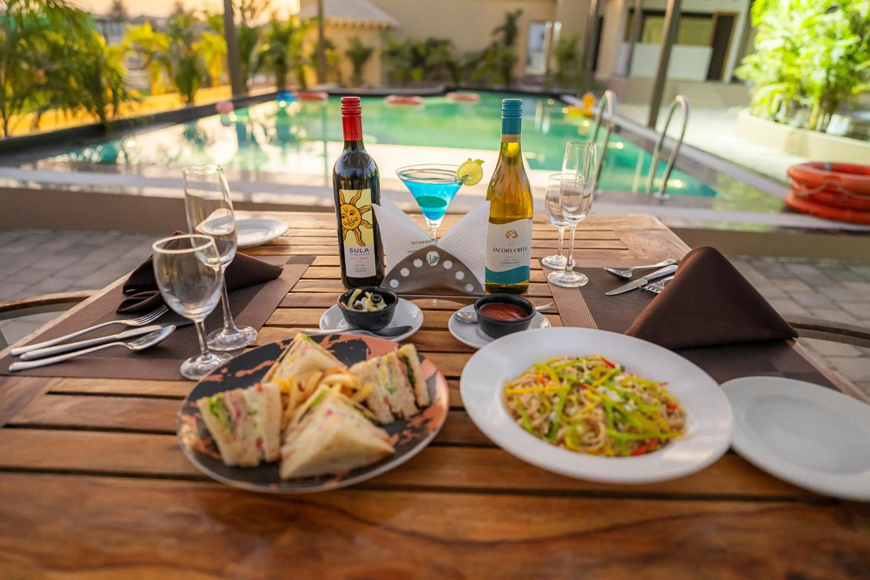 Food and drinks in The Fern Seaside Luxurious Tent Resort Diu