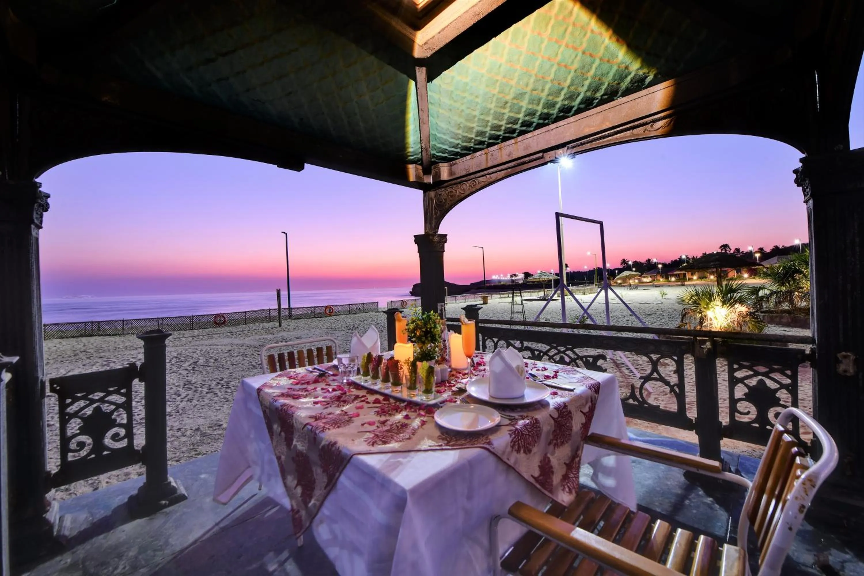 Dining area in The Fern Seaside Luxurious Tent Resort Diu