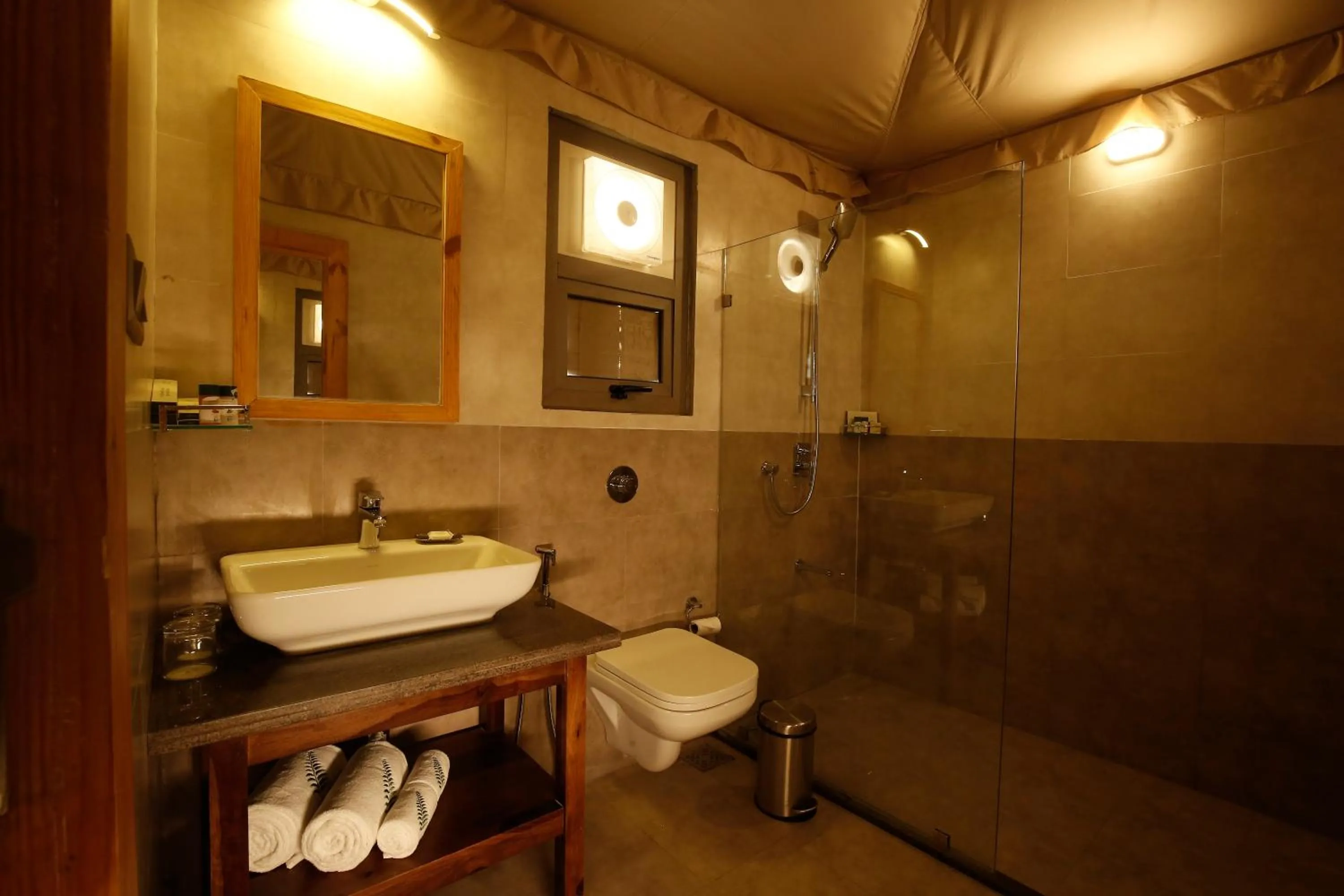 Bathroom in The Fern Seaside Luxurious Tent Resort Diu