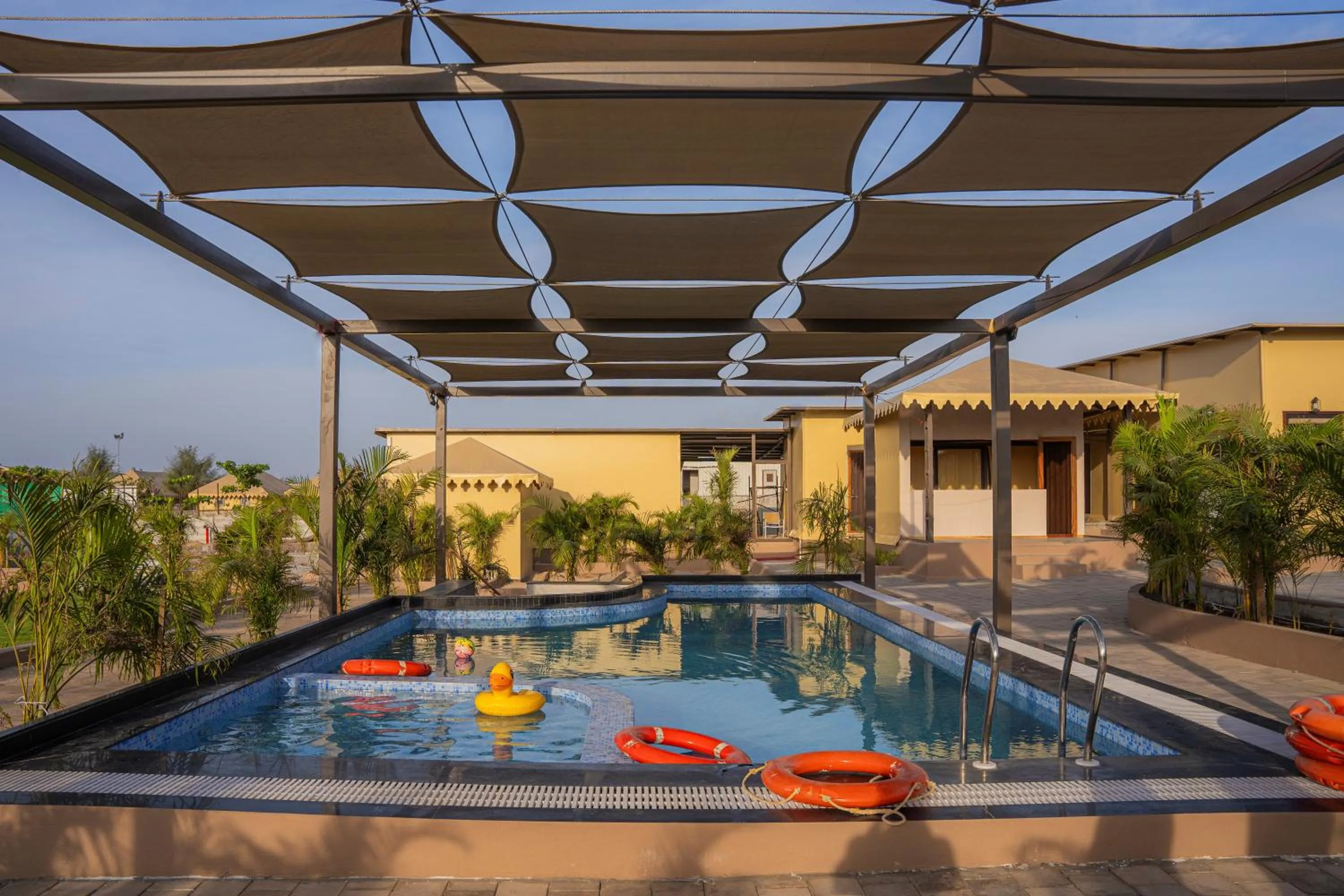 Swimming pool in The Fern Seaside Luxurious Tent Resort Diu