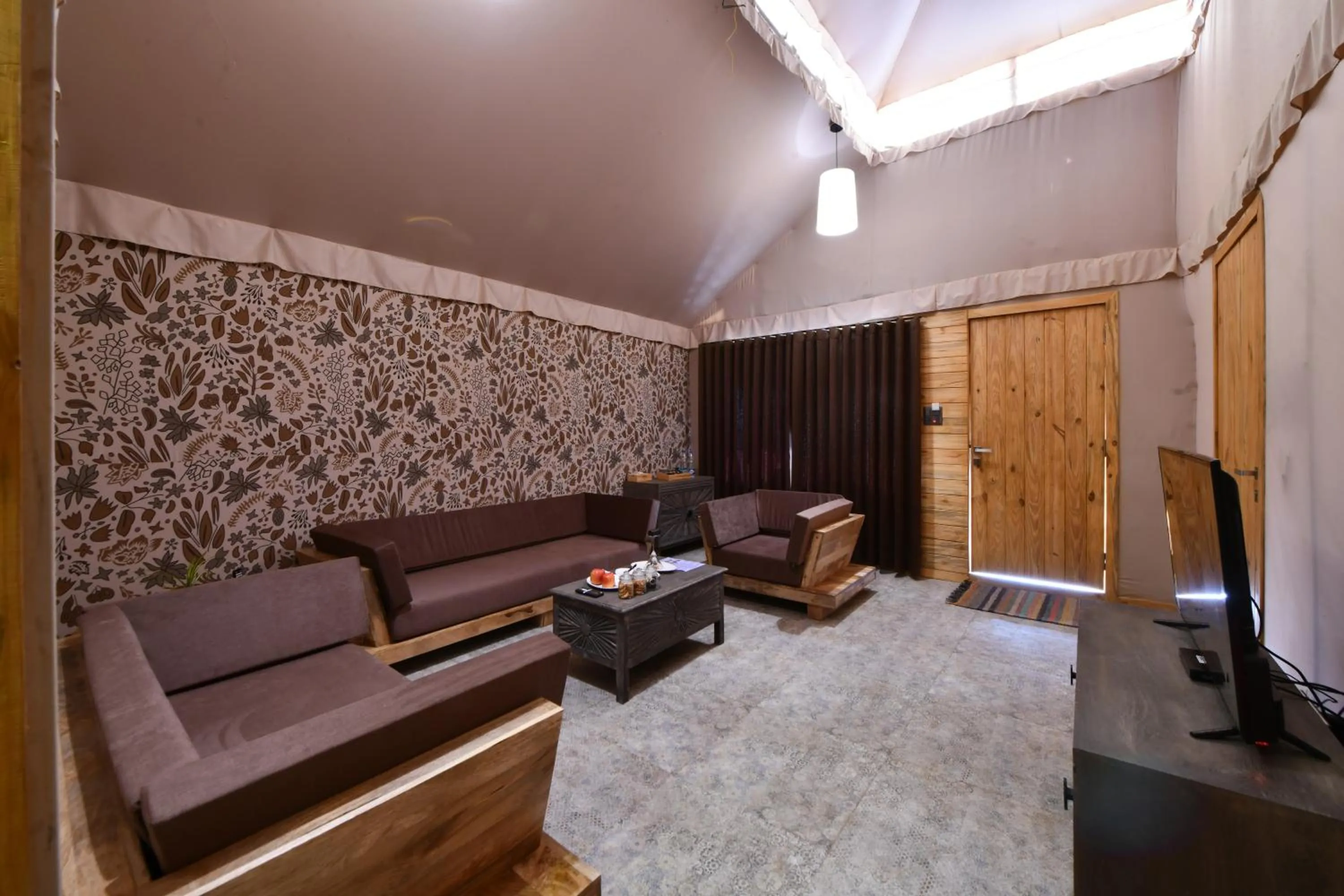 Living room in The Fern Seaside Luxurious Tent Resort Diu