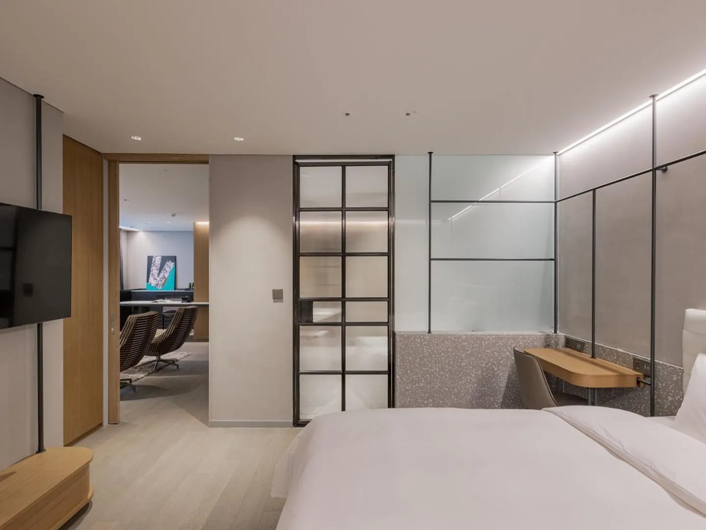 Bed in Ramada Plaza by Wyndham Chungjang