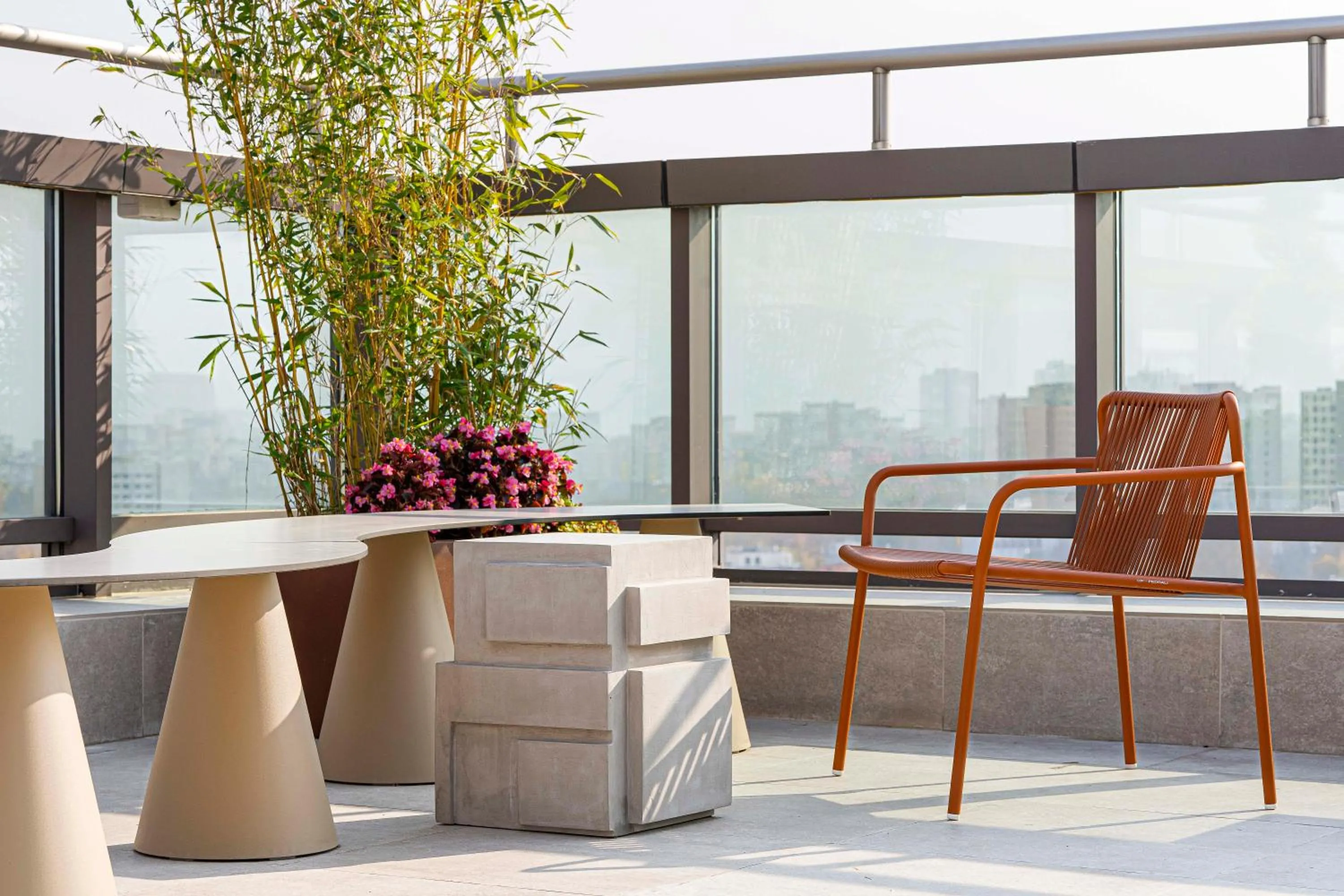 Balcony/Terrace in WN LAB Hotel - Stay where Christmas magic lives