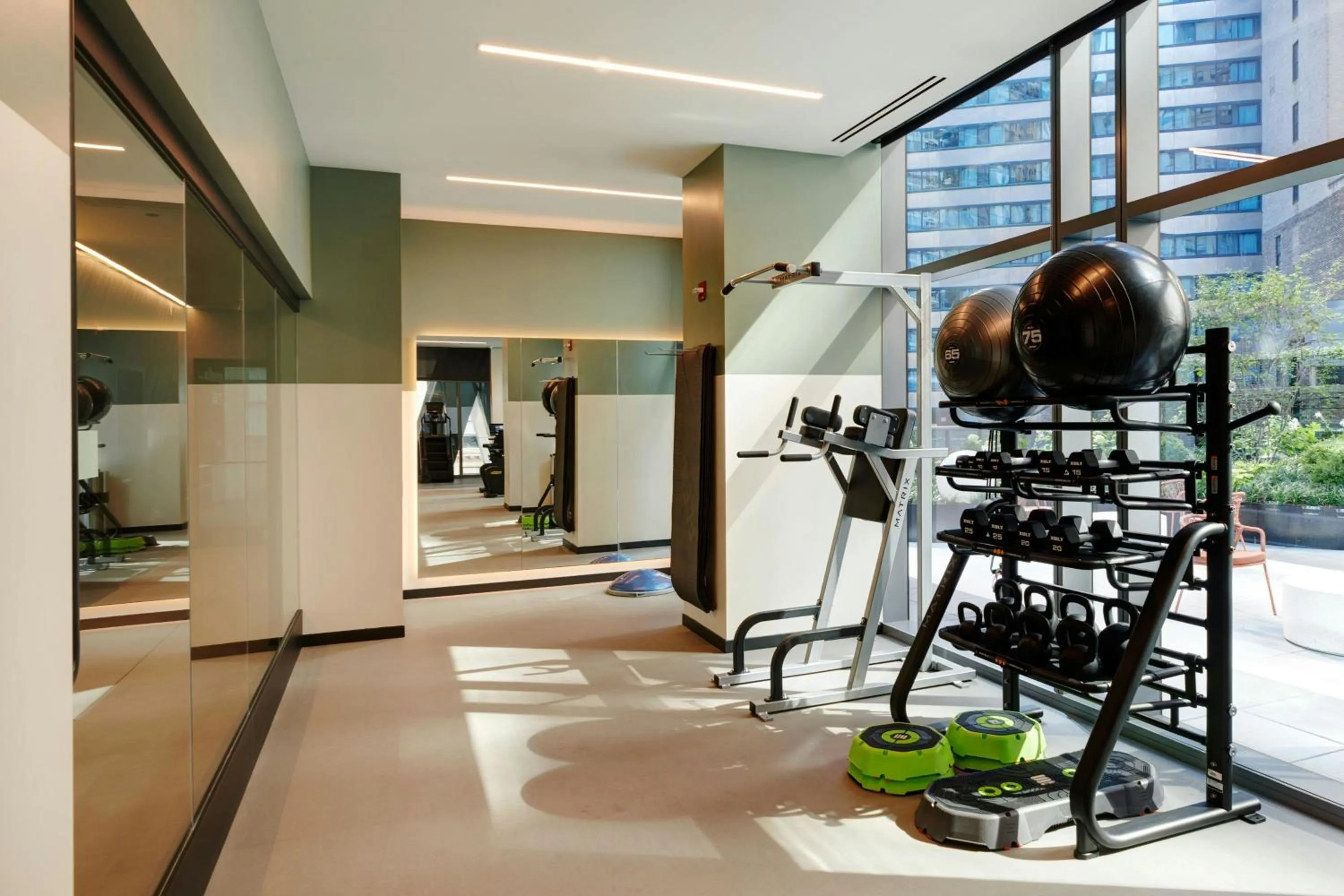Fitness centre/facilities in citizenM Chicago Downtown