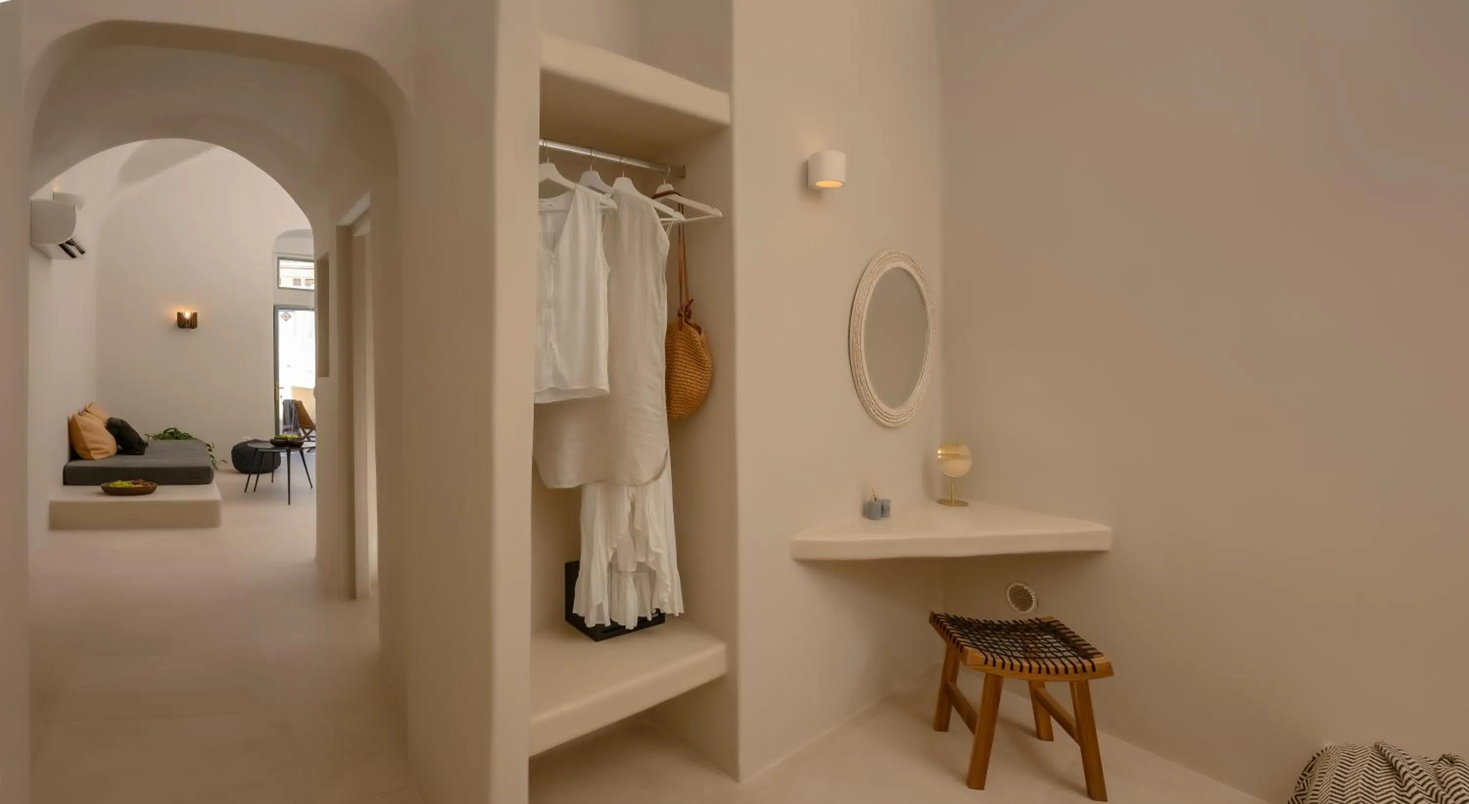 wardrobe in Elements Cave Suites
