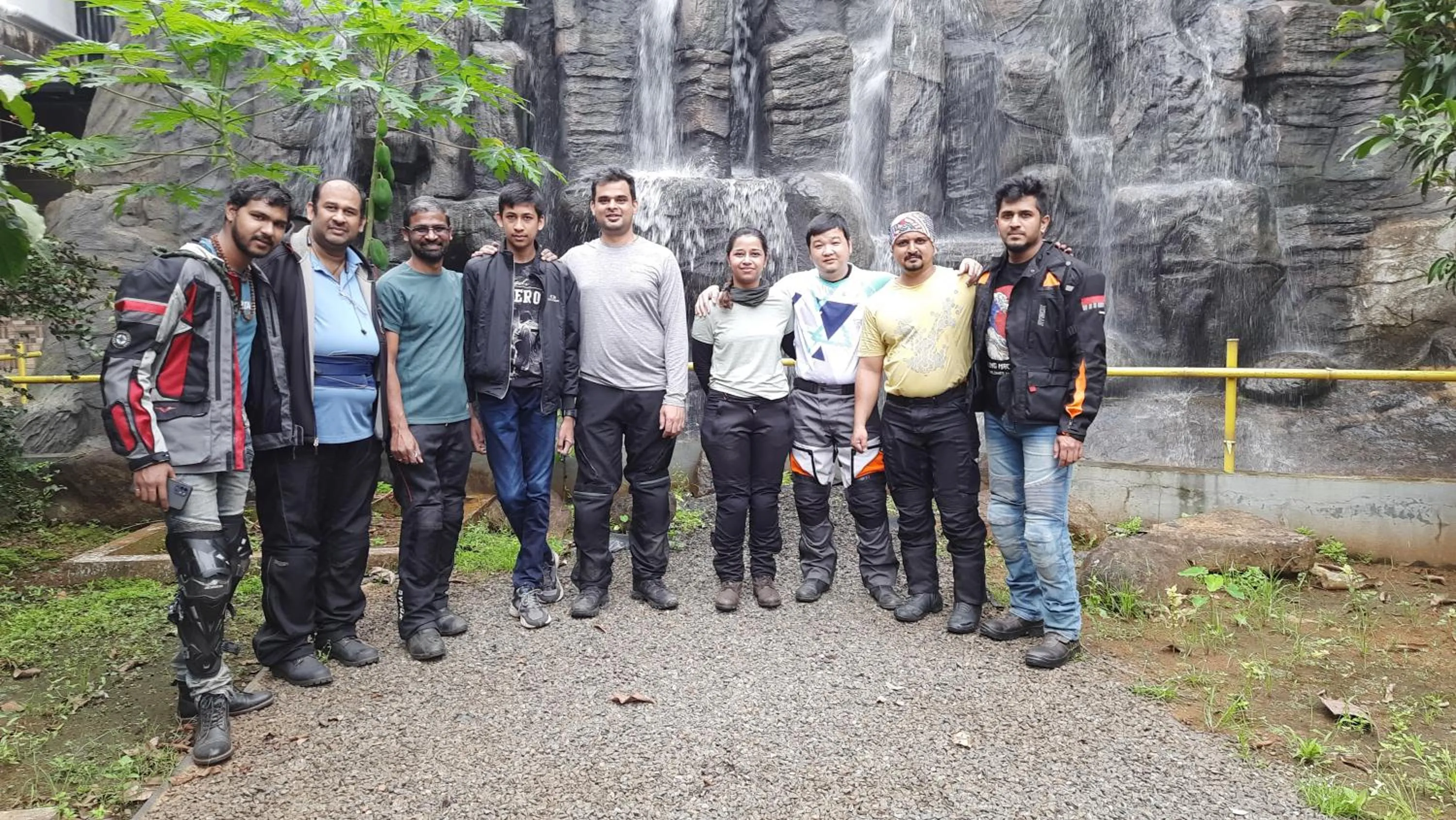 Garden view in Emerald Royal Residency