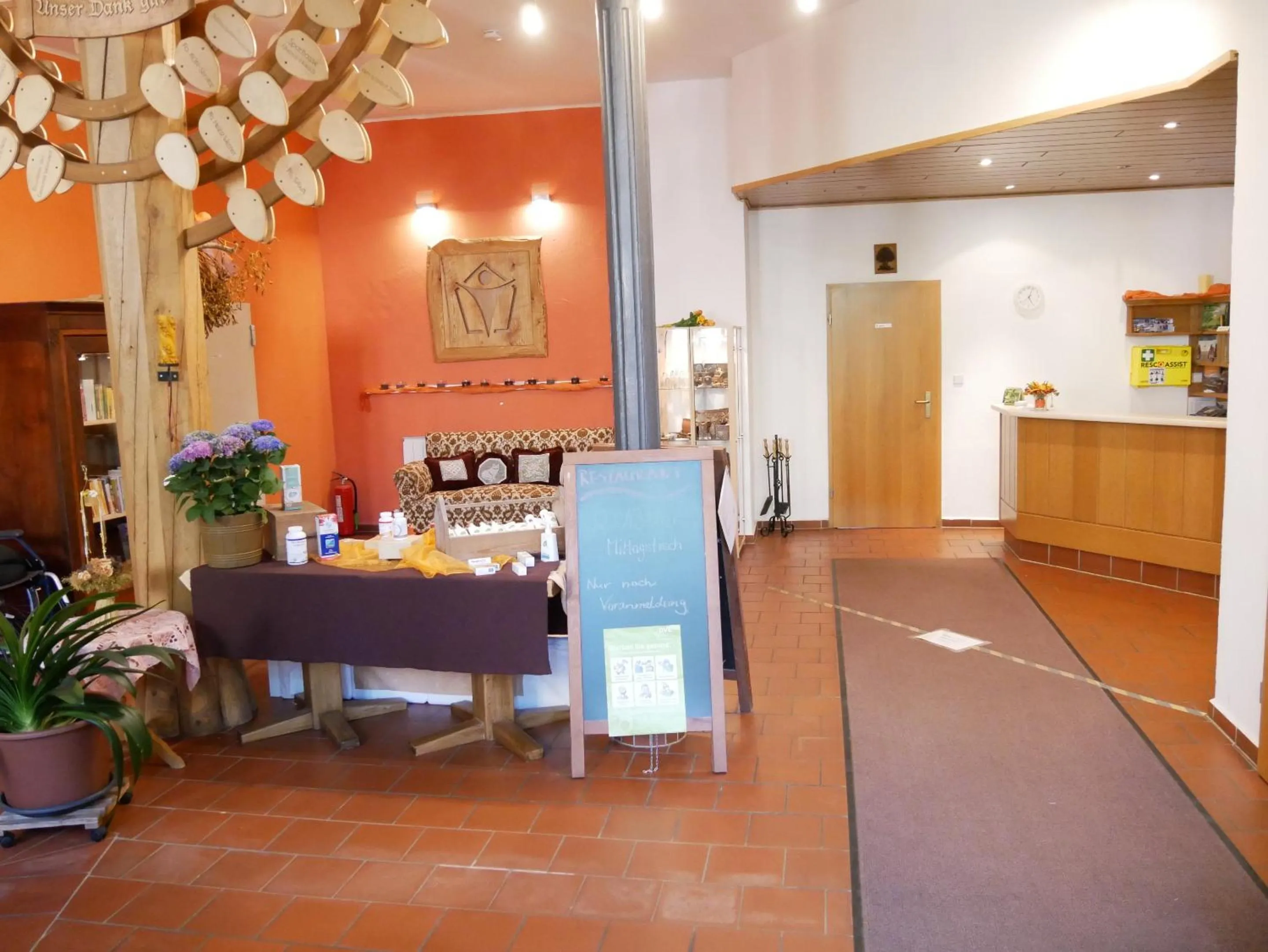 Lobby or reception in Schloss Goldacker - das Schloss der Gesundheit