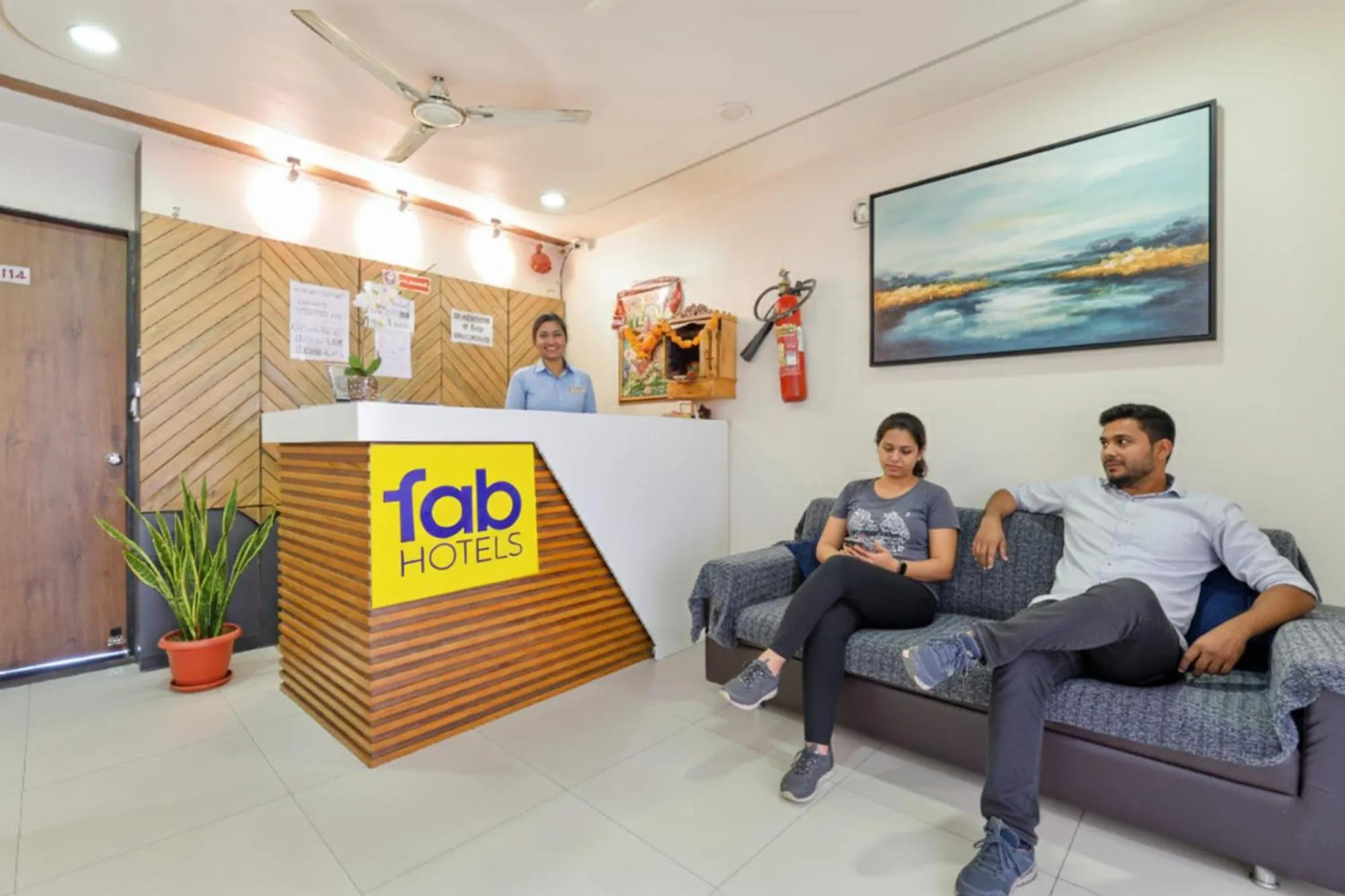 Lobby or reception in FabHotel Crystal - Nr Odau Ring Road