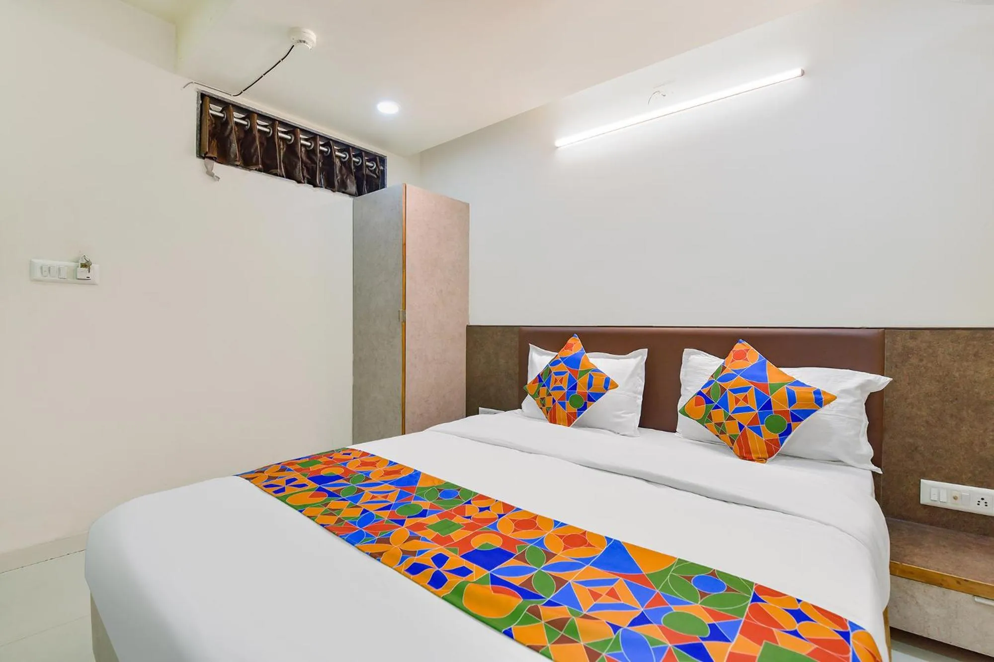 Photo of the whole room, Bed in FabHotel Crystal - Nr Odau Ring Road