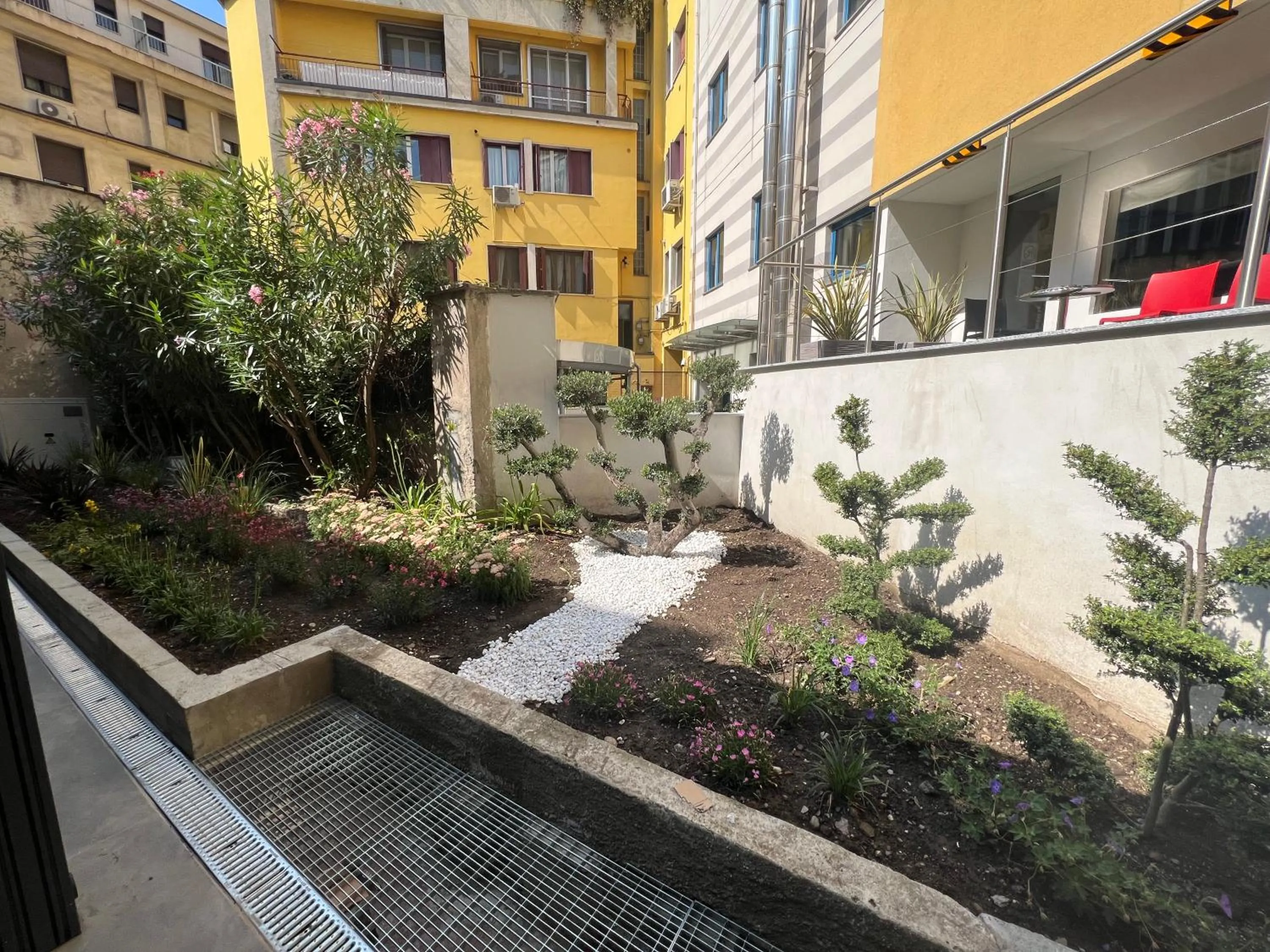 Garden view in Hotel Bolzano